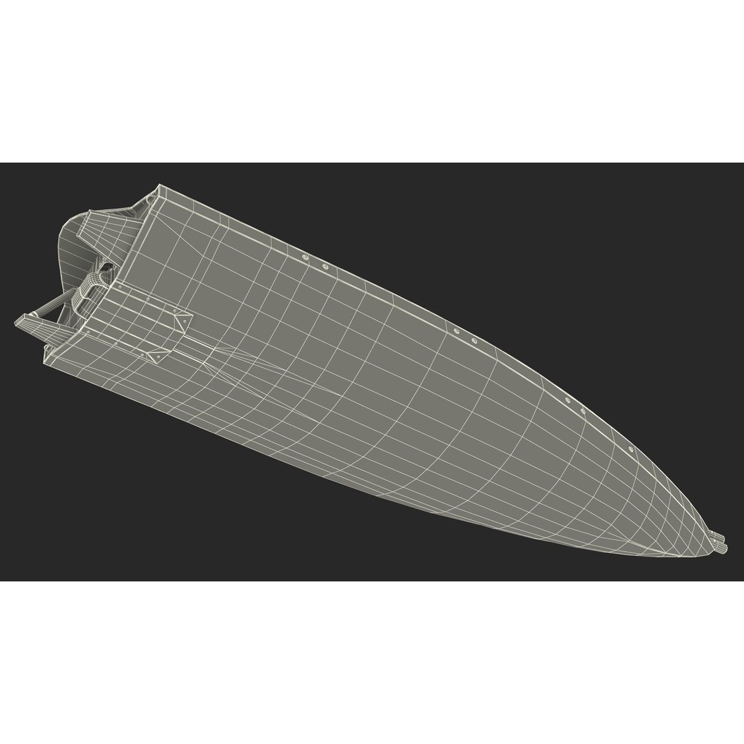 USV Drone 3D Model – High Poly Autonomous Watercraft, FBX & More - View 30
