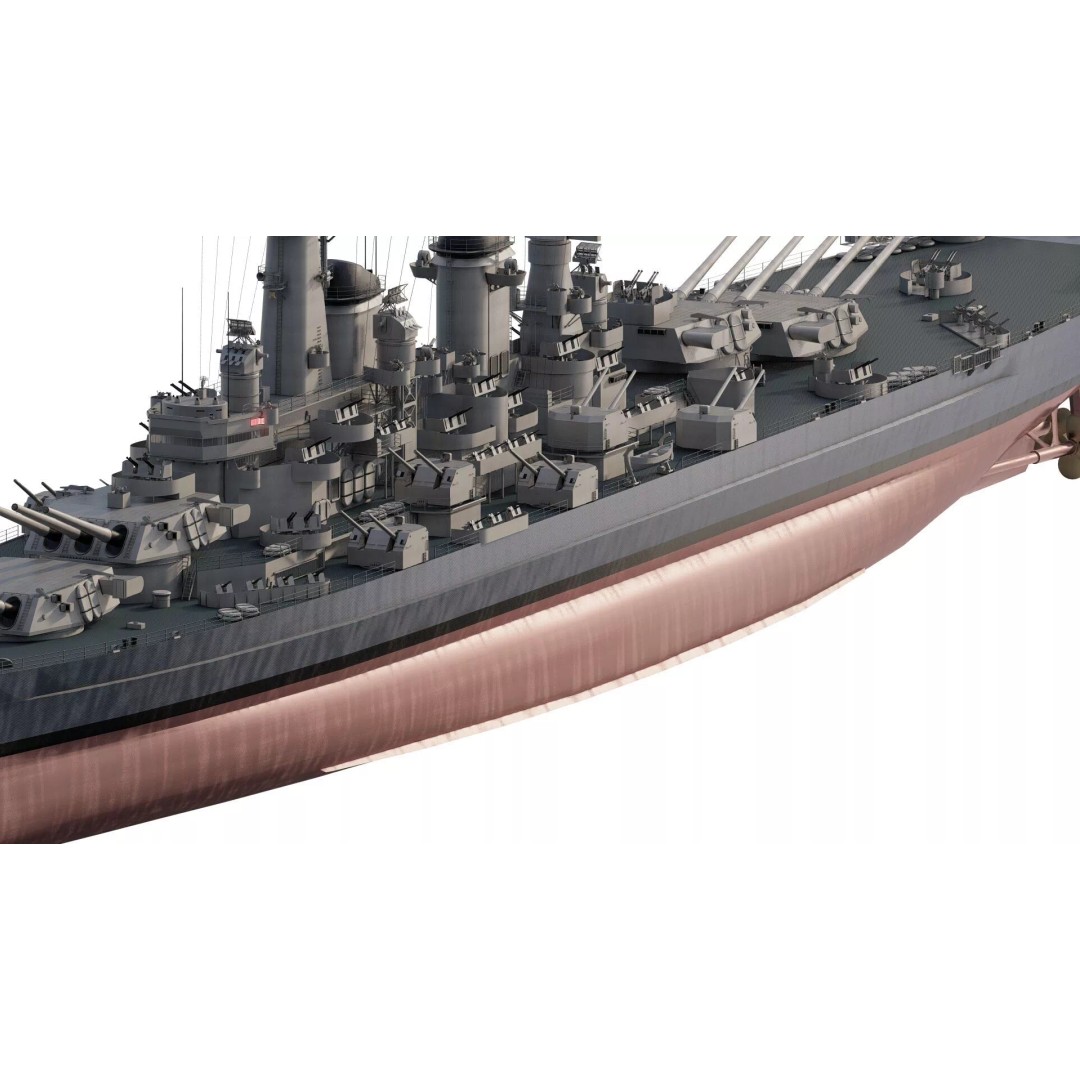 Montana Class Battleship 3D Model – Detailed Military Vessel for Archviz - View 9