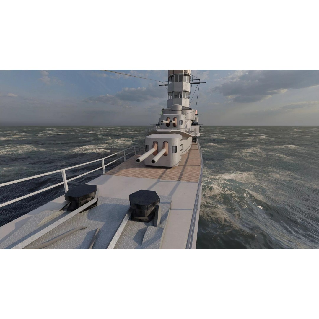 Kagero Class Warship 3D Model – Detailed Naval Vessel for Archviz - View 24