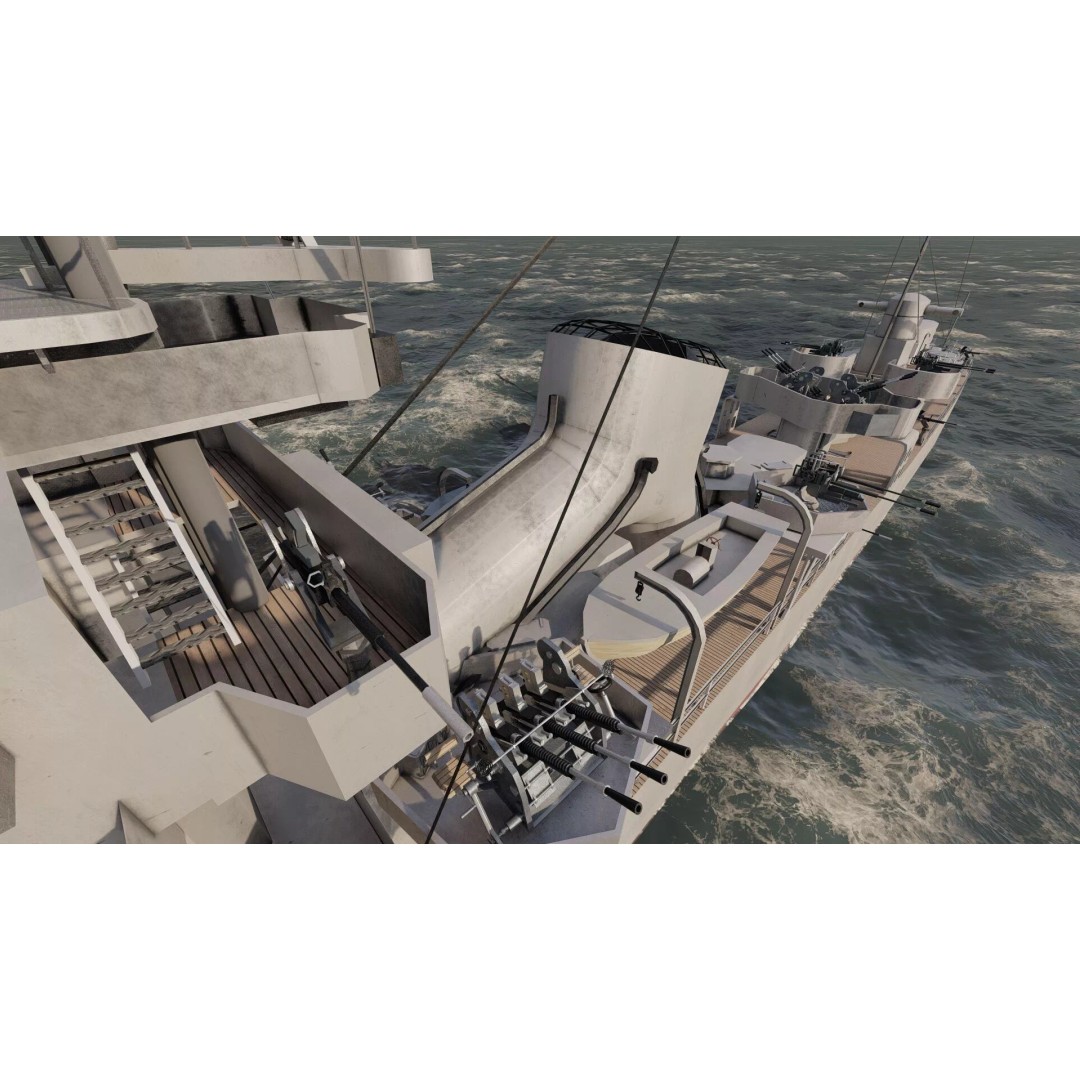 Kagero Class Warship 3D Model – Detailed Naval Vessel for Archviz - View 31