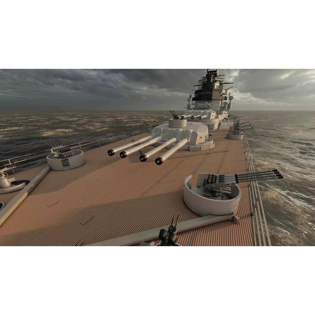French Navy Battleship 3D Model – Detailed Military Vessel, Lumion Ready - View 25
