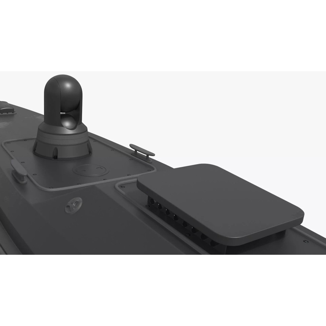 Military Naval Drone Boat 3D Model – PBR Unmanned Vessel, FBX - View 11