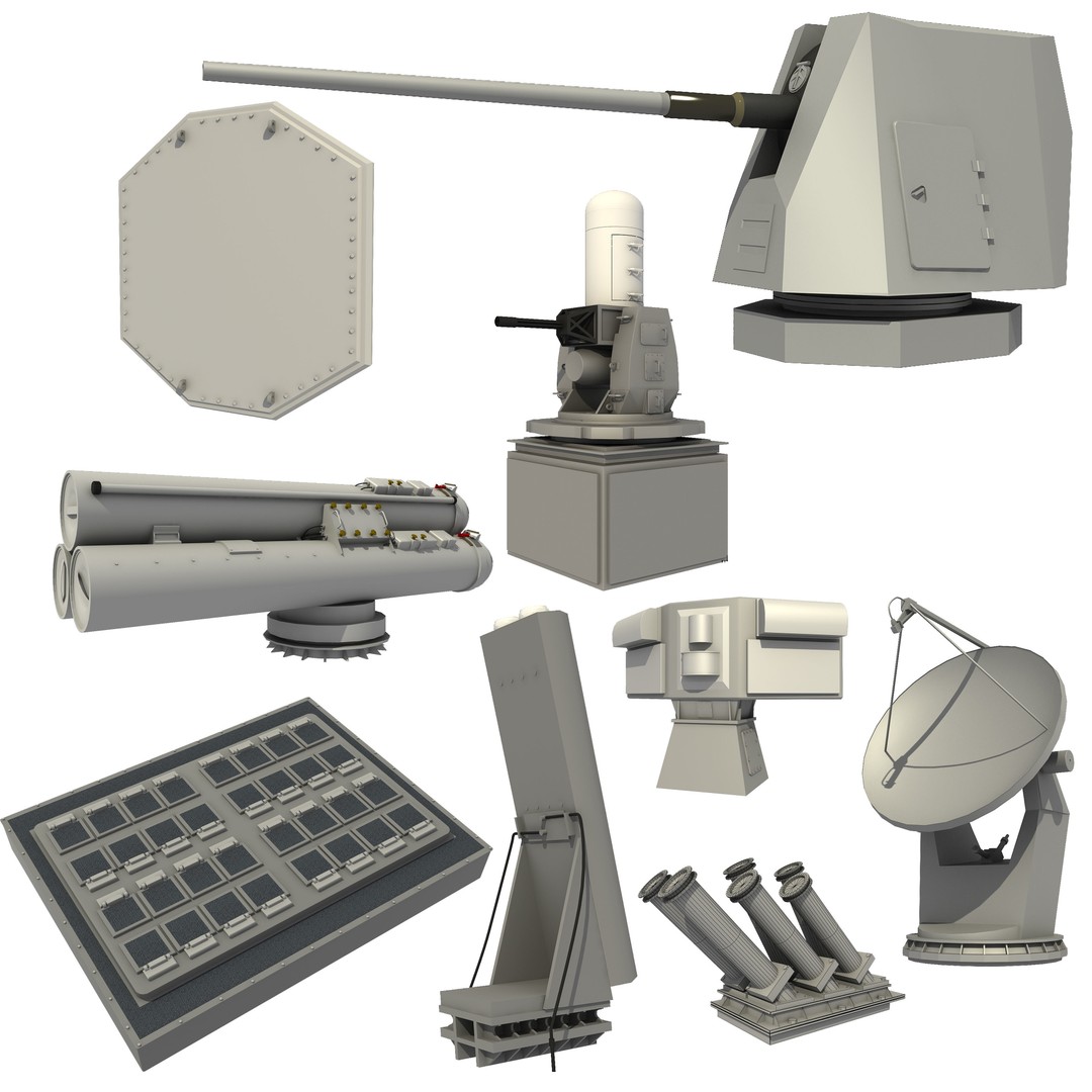 USS Spruance 3D Model – Detailed Military Watercraft, FBX & OBJ