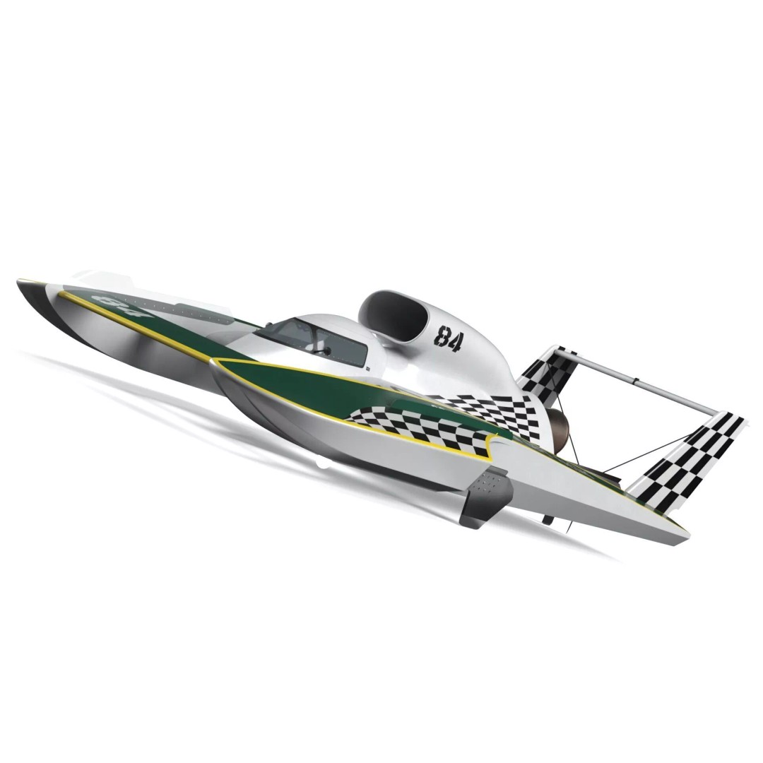 Aerodynamic Speed Hydroplane 3D Model – High-Quality Racing Watercraft, FBX - View 2
