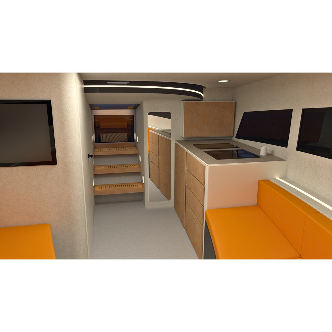VanDutch 40 Yacht 3D Model – Low Poly Watercraft, OBJ & More - View 5