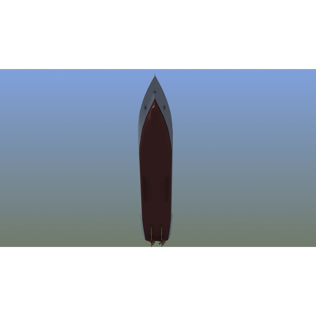 HNLMS Evertsen Frigate 3D Model – Military Watercraft, FBX, Game Ready - View 19
