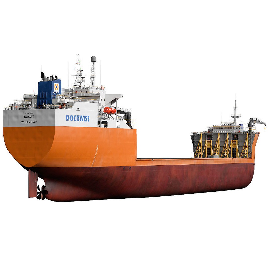 Heavy Load Carrier MV Target 3D Model – High Poly Vessel, PBR Textures - View 5