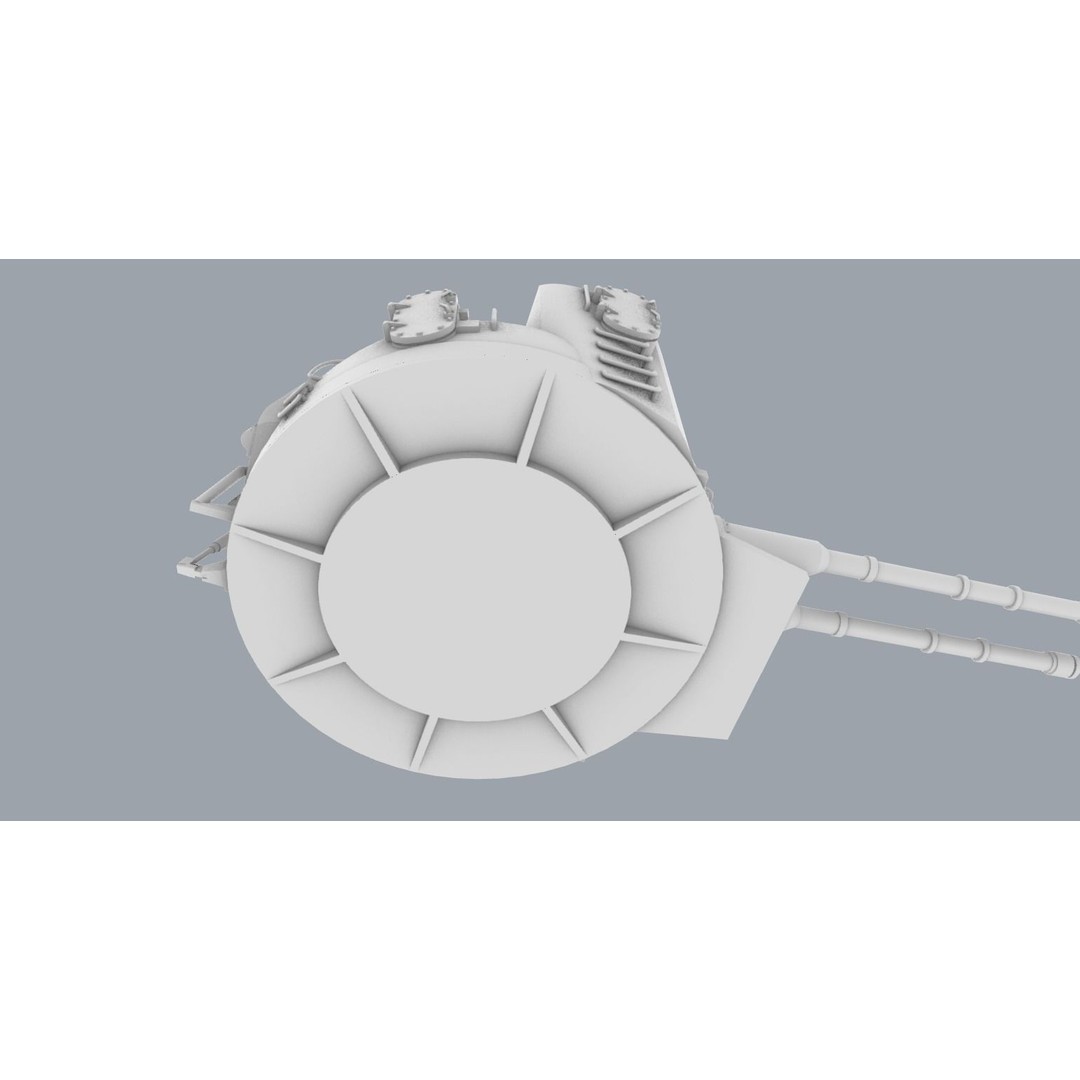 AK-130 3D Model – Low Poly Gun Asset for 3D Printing, OBJ & STL - View 10
