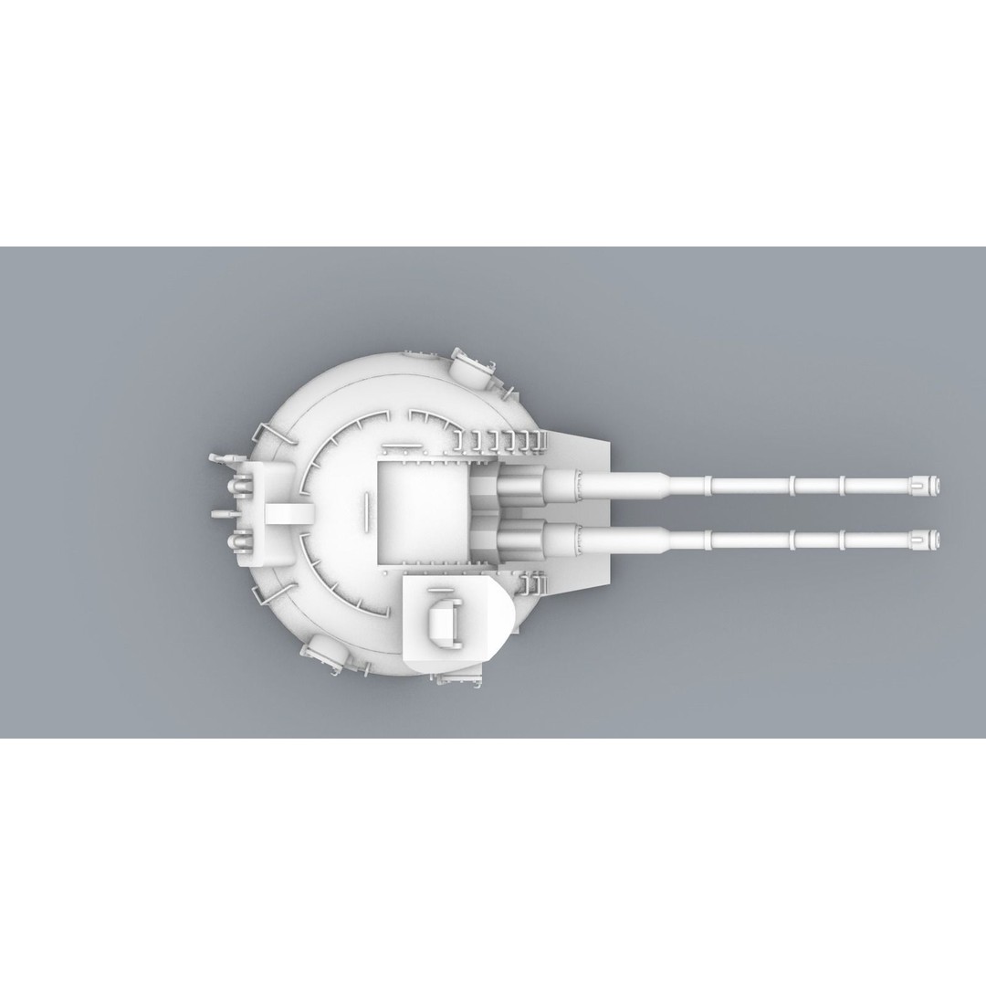 AK-130 3D Model – Low Poly Gun Asset for 3D Printing, OBJ & STL - View 11