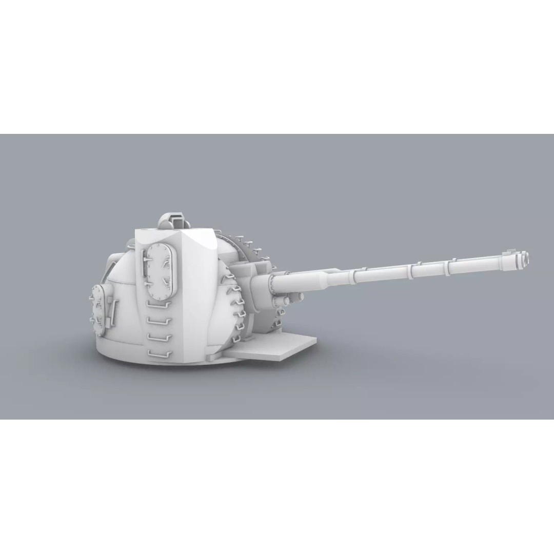 AK-130 3D Model – Low Poly Gun Asset for 3D Printing, OBJ & STL - View 2