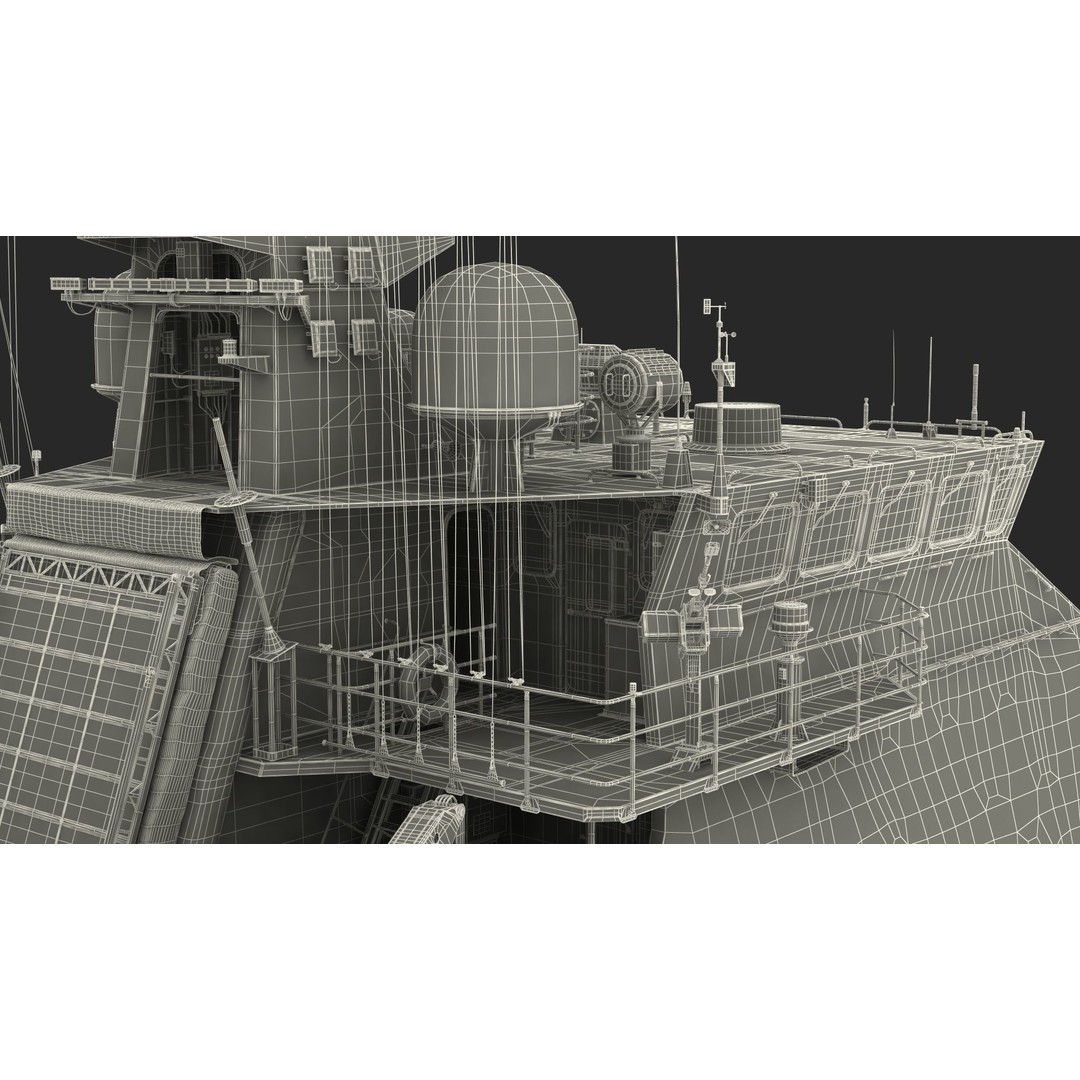 Coast Guard Ship 3D Model – High Poly Game Asset, PBR Textures, FBX - View 41