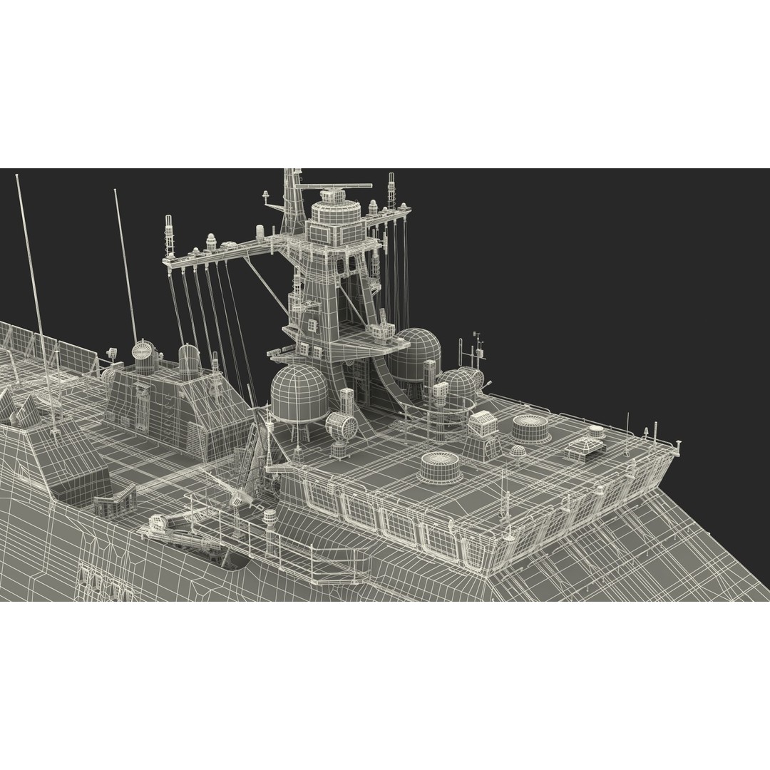 Coast Guard Ship 3D Model – High Poly Game Asset, PBR Textures, FBX - View 42