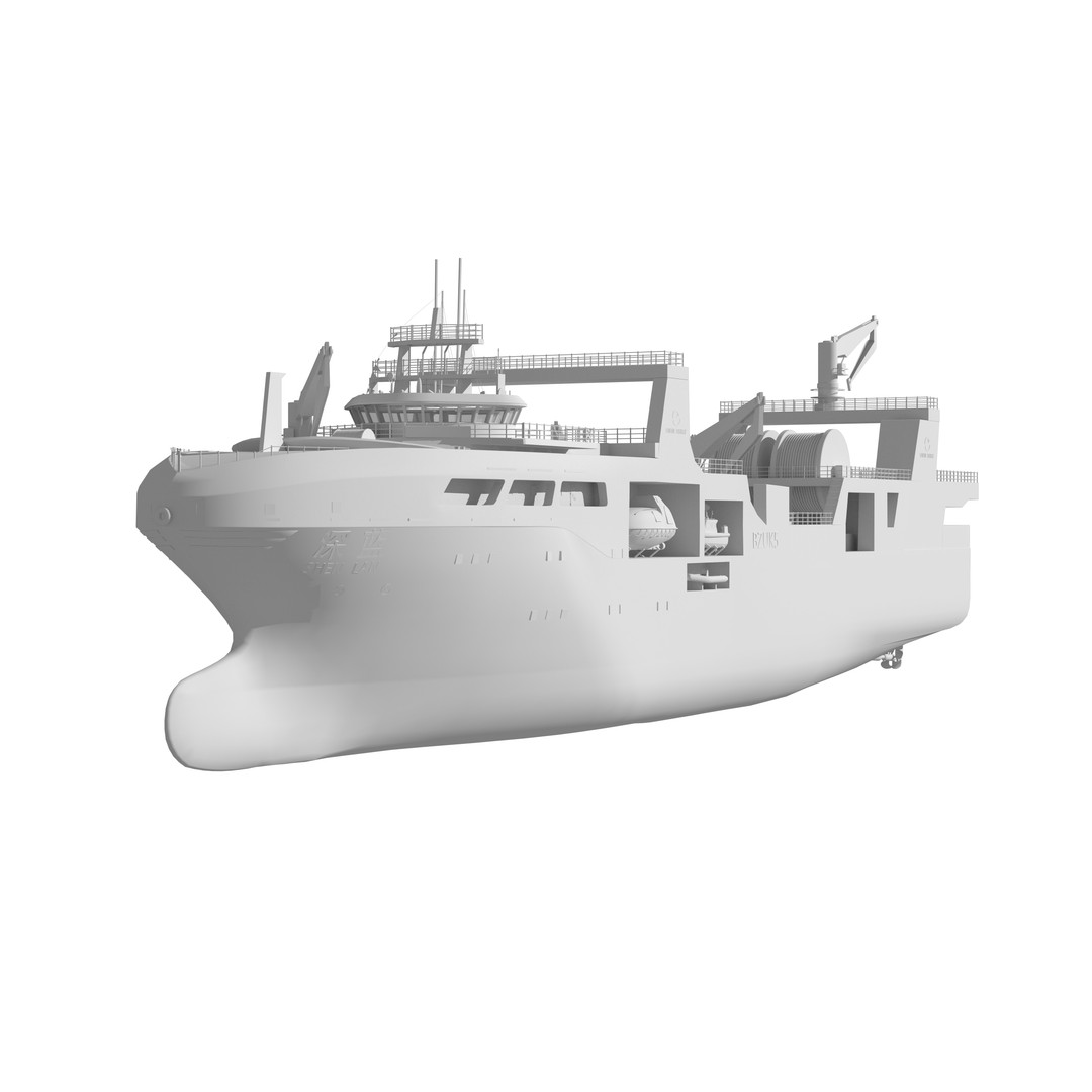 Deep Blue 3D Model – Fishing and Processing Vessel, OBJ, FBX - View 31
