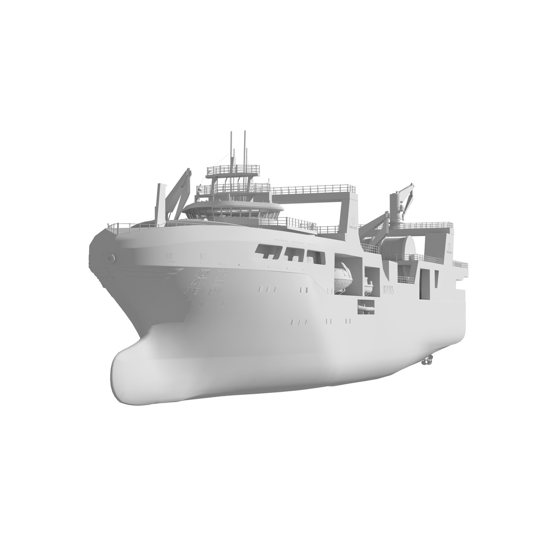Deep Blue 3D Model – Fishing and Processing Vessel, OBJ, FBX - View 36