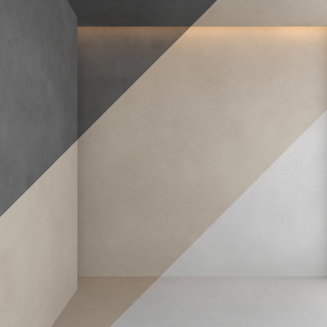 Decorative Plaster 3D Model – High-Quality Textures, FBX & OBJ - View 3