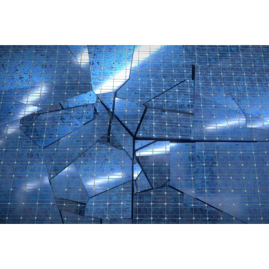 Photovoltaic Panel Texture 3D Model – Seamless 8K PBR Textures, FBX, OBJ - View 20