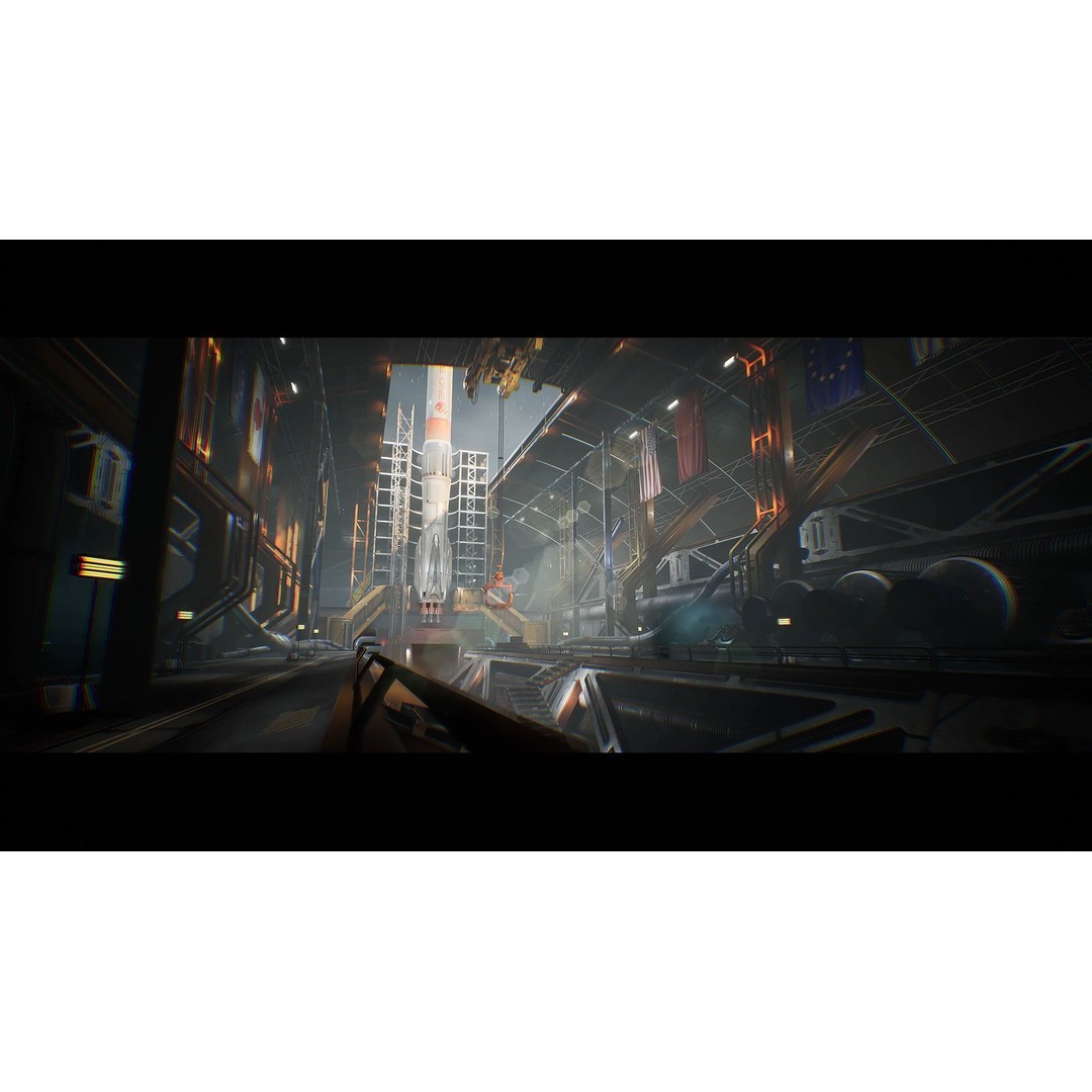 Spaceport 3D Model – Low Poly Sci-Fi Environment Kit, Game Ready - View 15