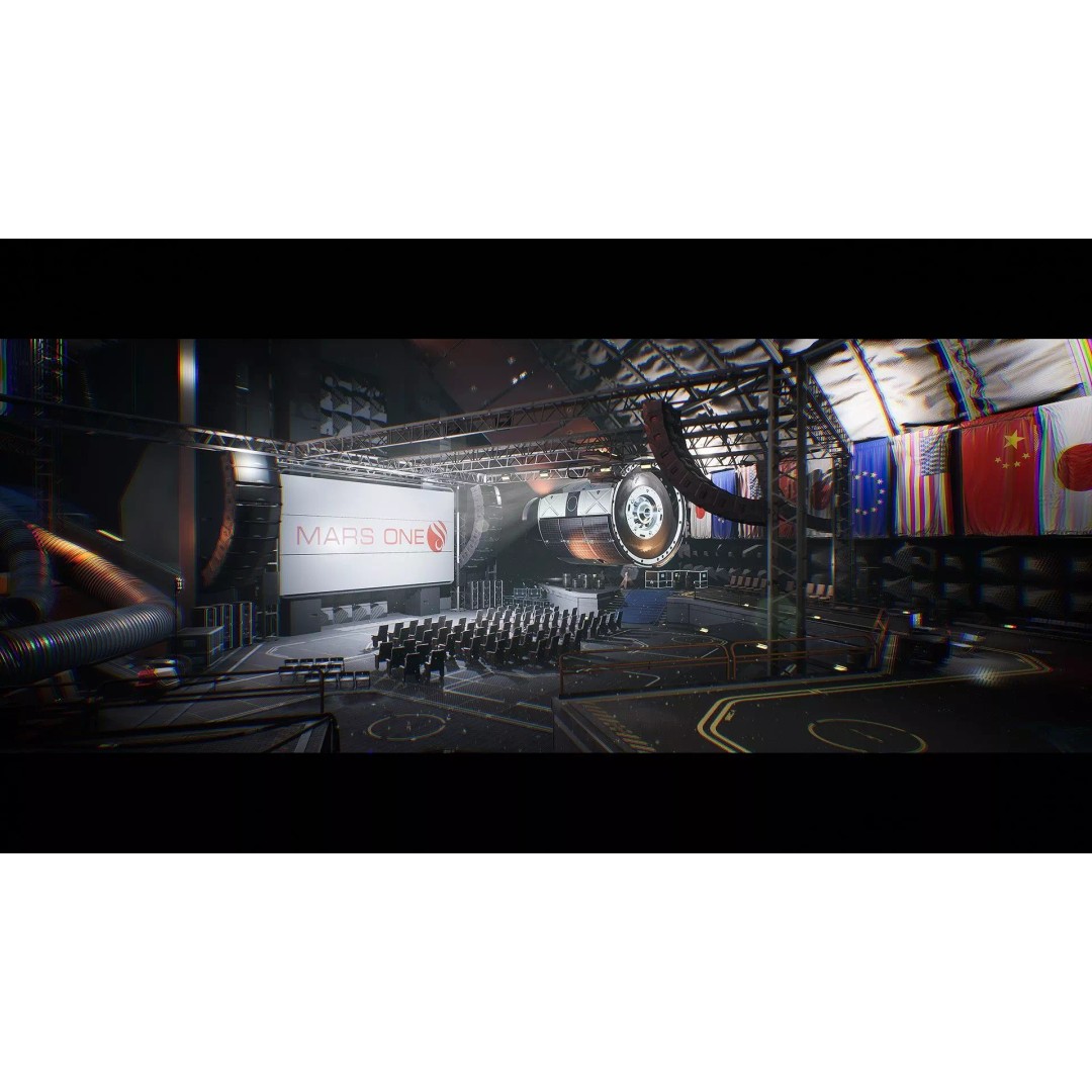 Spaceport 3D Model – Low Poly Sci-Fi Environment Kit, Game Ready - View 2