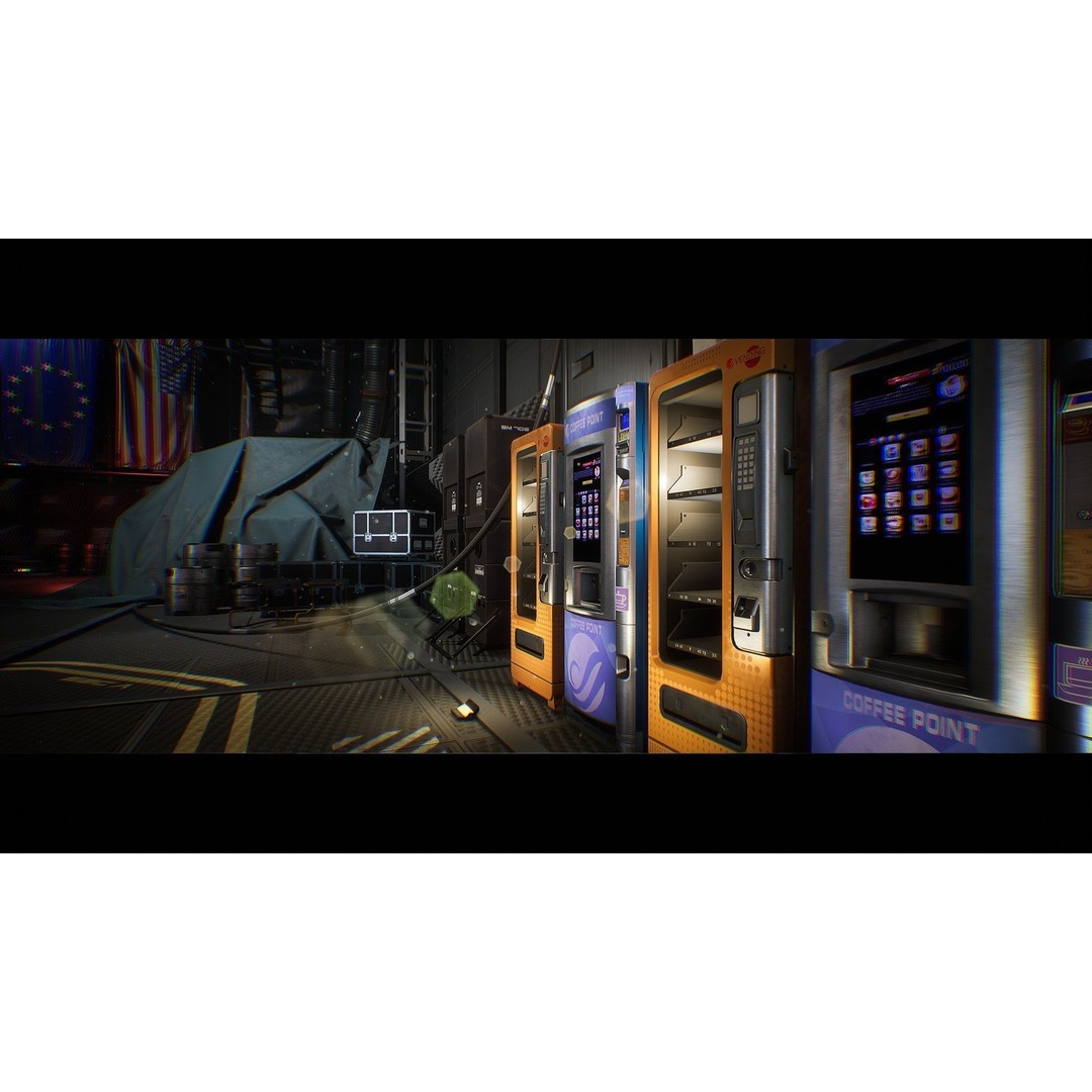 Spaceport 3D Model – Low Poly Sci-Fi Environment Kit, Game Ready - View 6