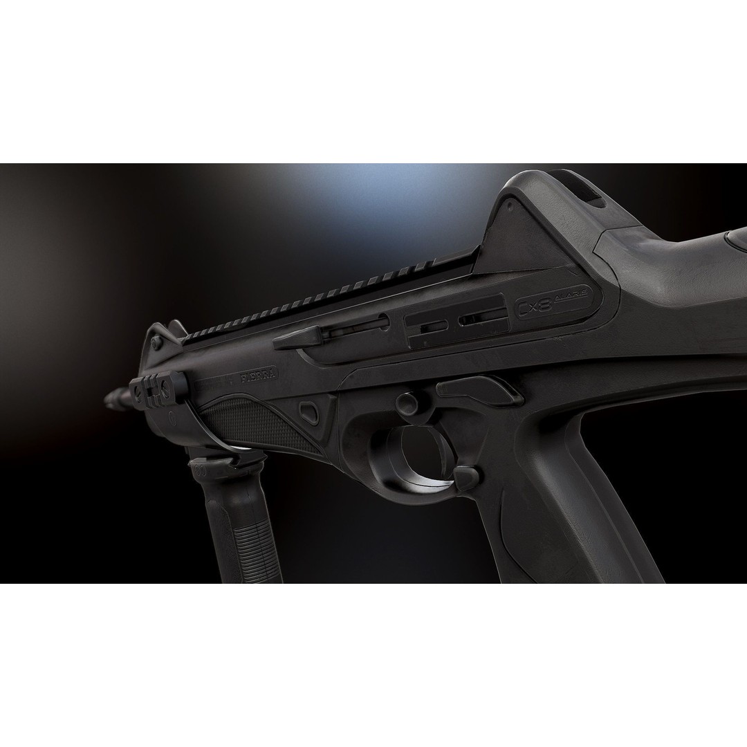 CX4 Storm 3D Model – Low Poly Game Ready Weapon, FBX