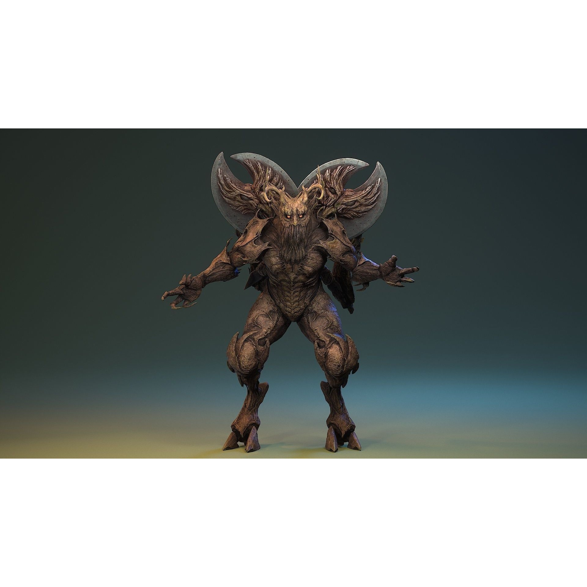 Forest Creature - Low-Poly Game-Ready 3D Model - View 11