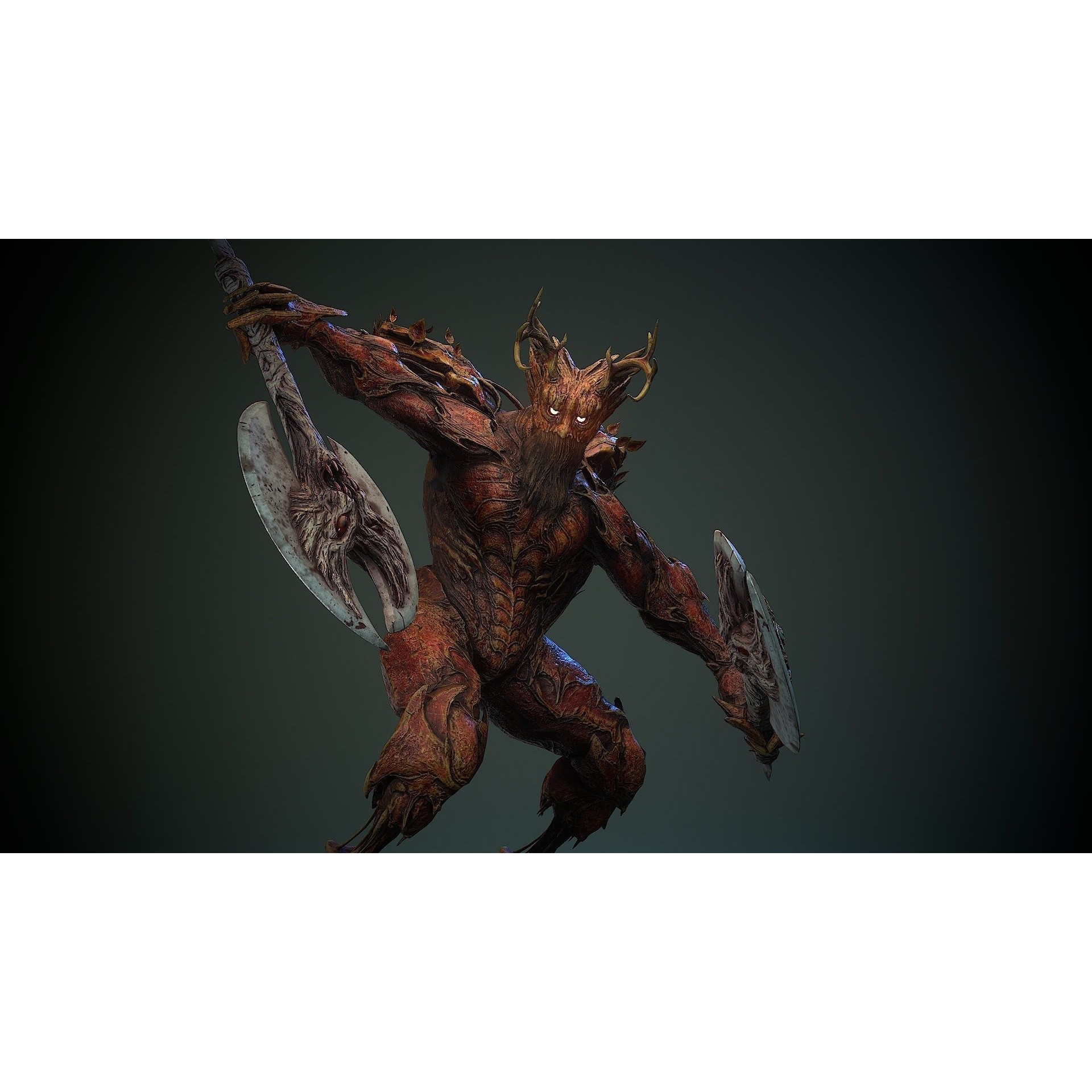 Forest Creature - Low-Poly Game-Ready 3D Model - View 14