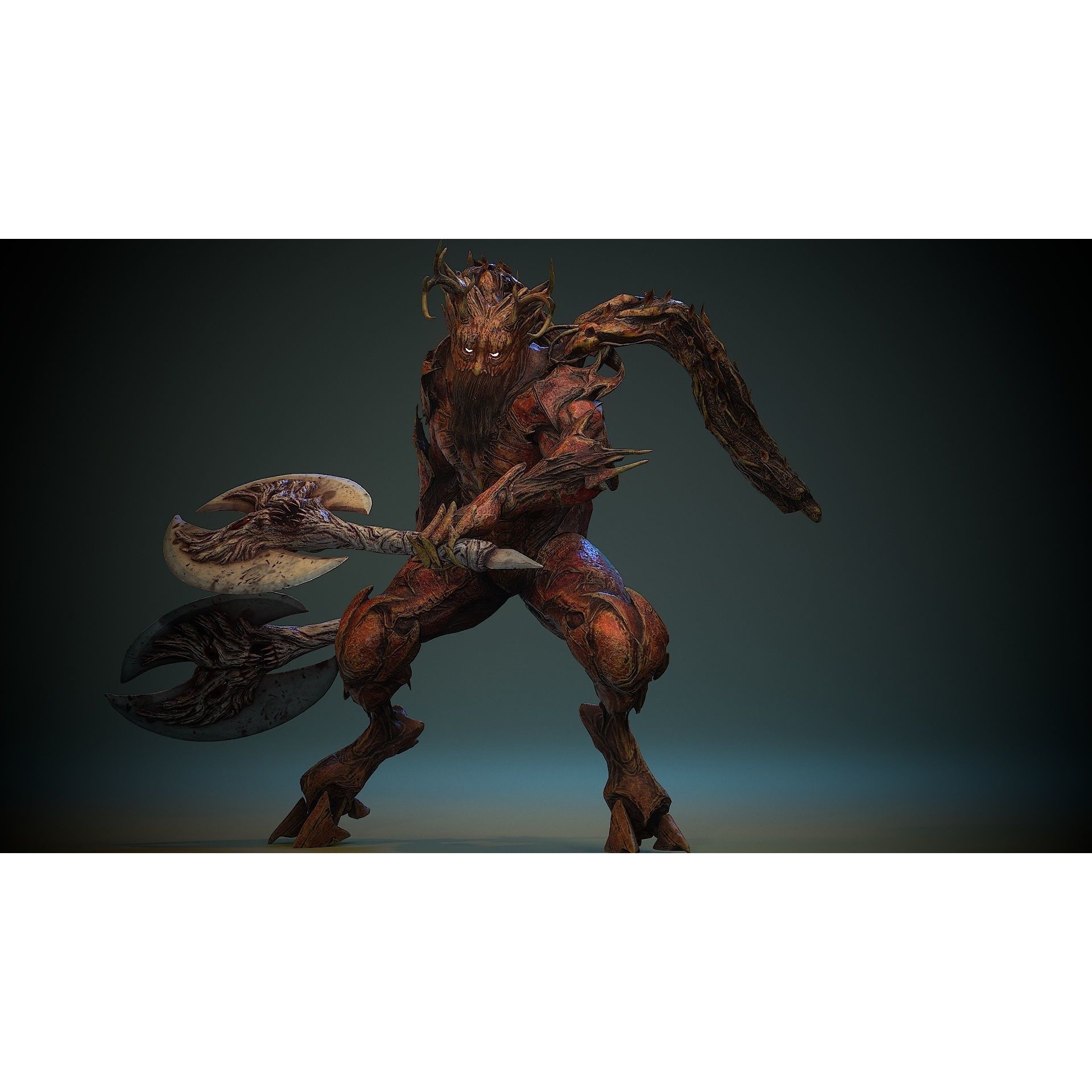 Forest Creature - Low-Poly Game-Ready 3D Model - View 15