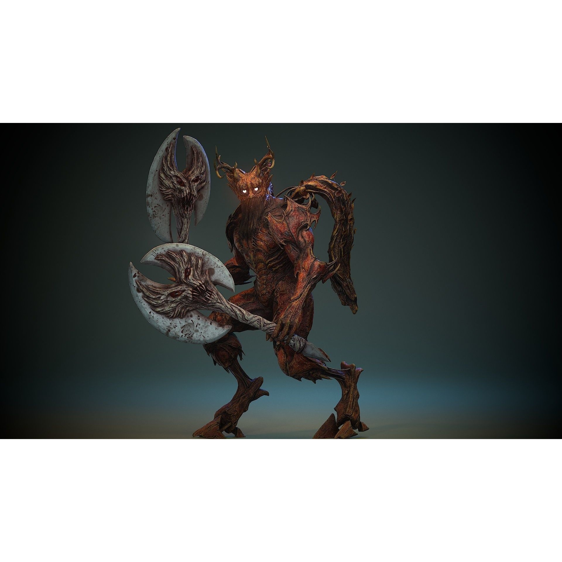 Forest Creature - Low-Poly Game-Ready 3D Model - View 16