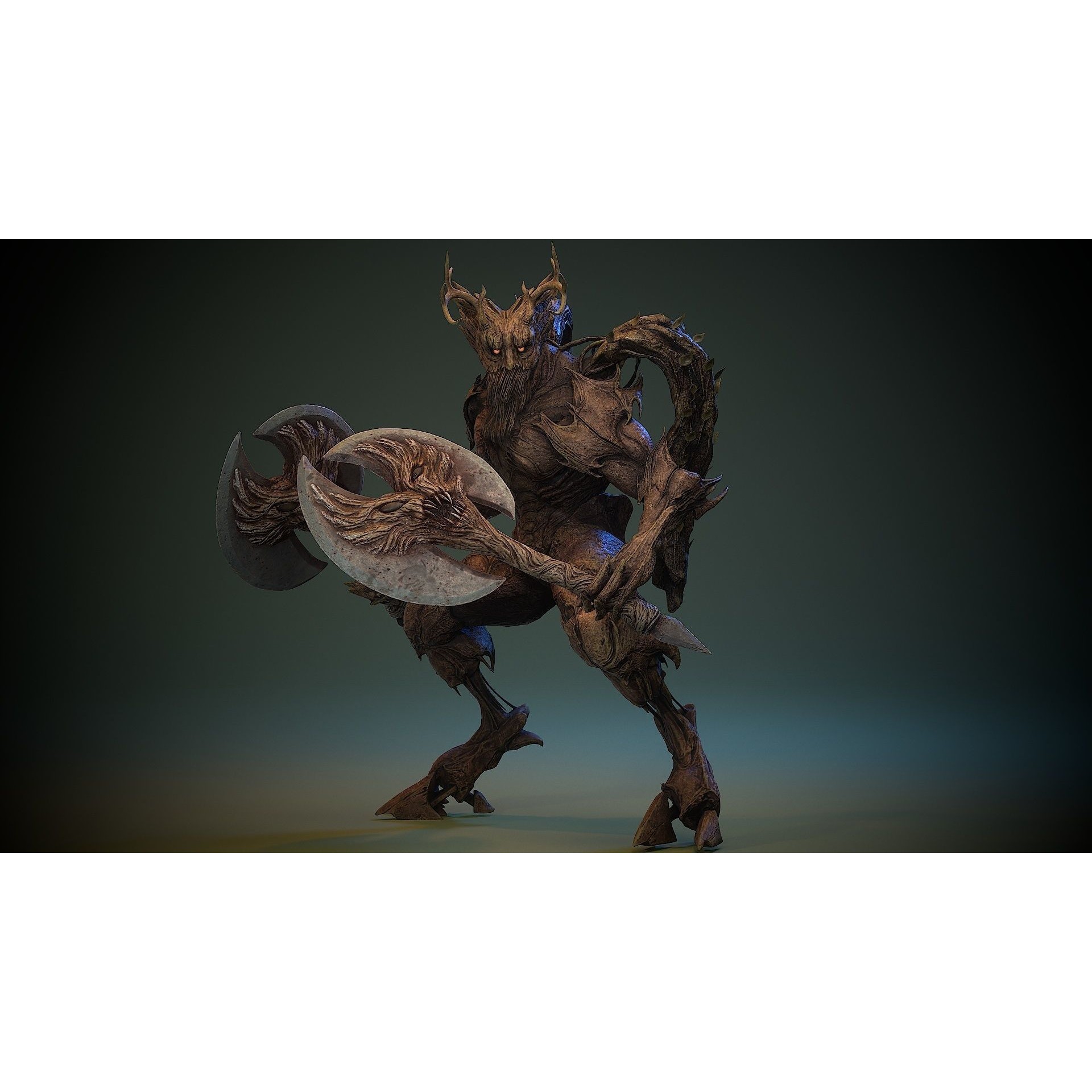 Forest Creature - Low-Poly Game-Ready 3D Model - View 18