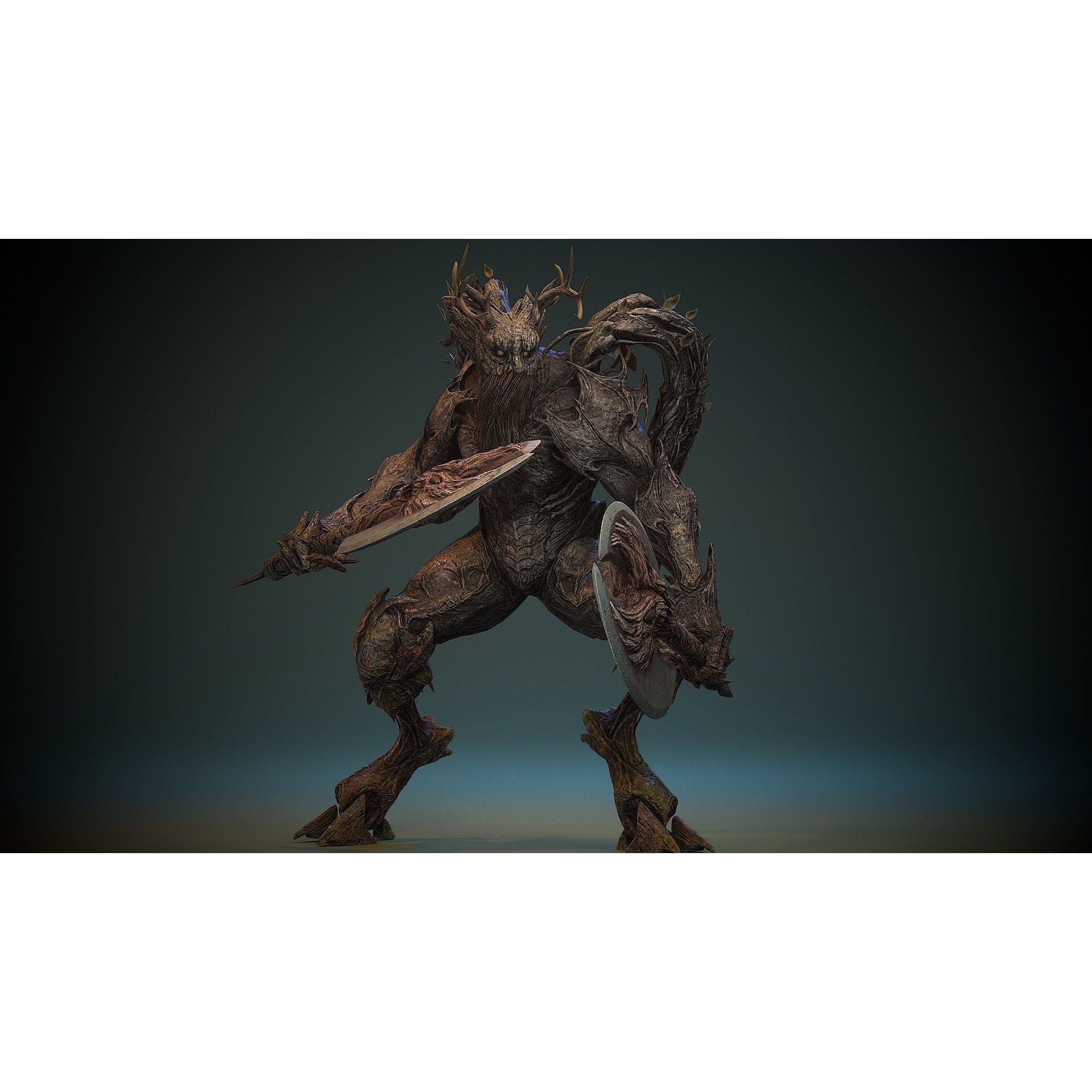Forest Creature - Low-Poly Game-Ready 3D Model - View 20