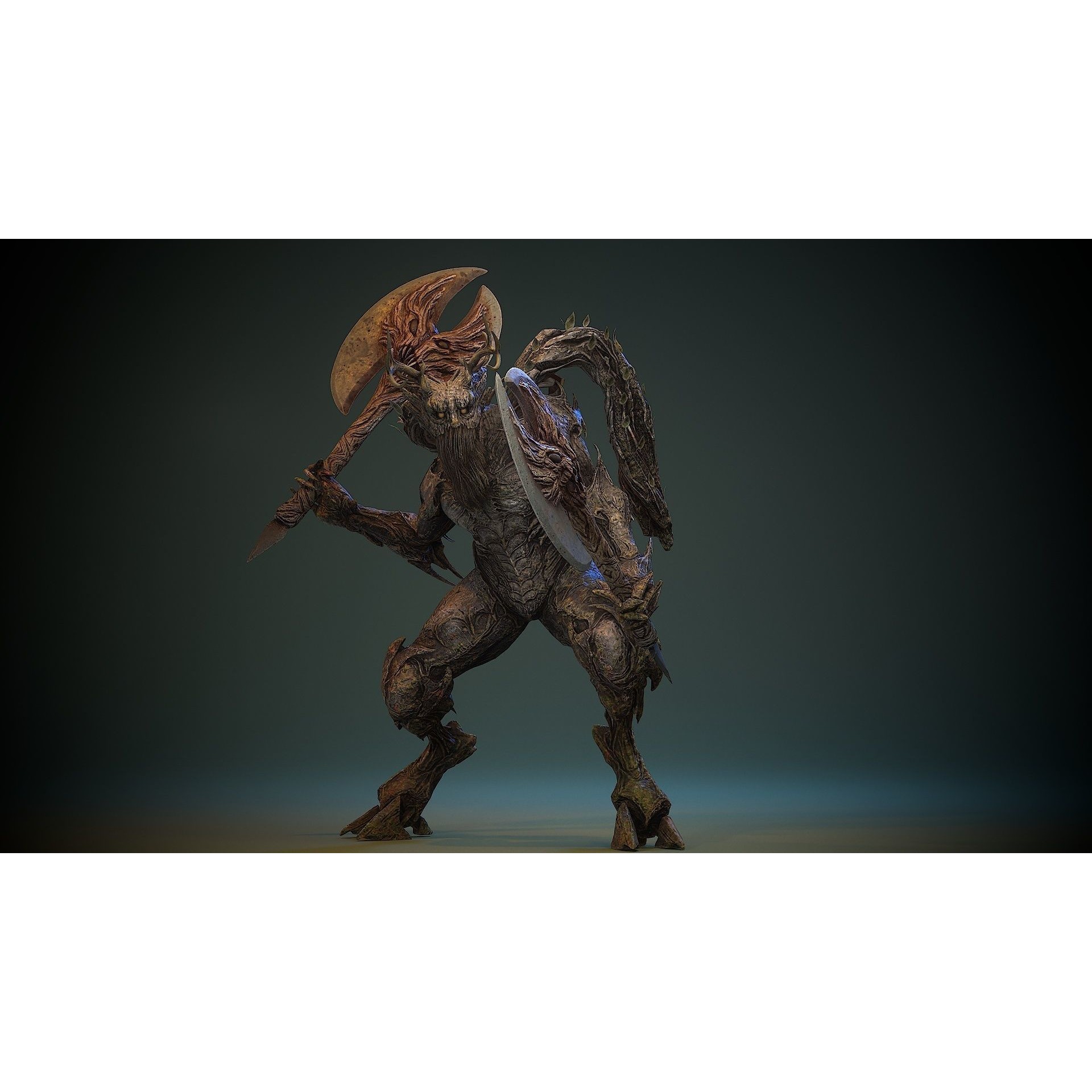Forest Creature - Low-Poly Game-Ready 3D Model - View 21