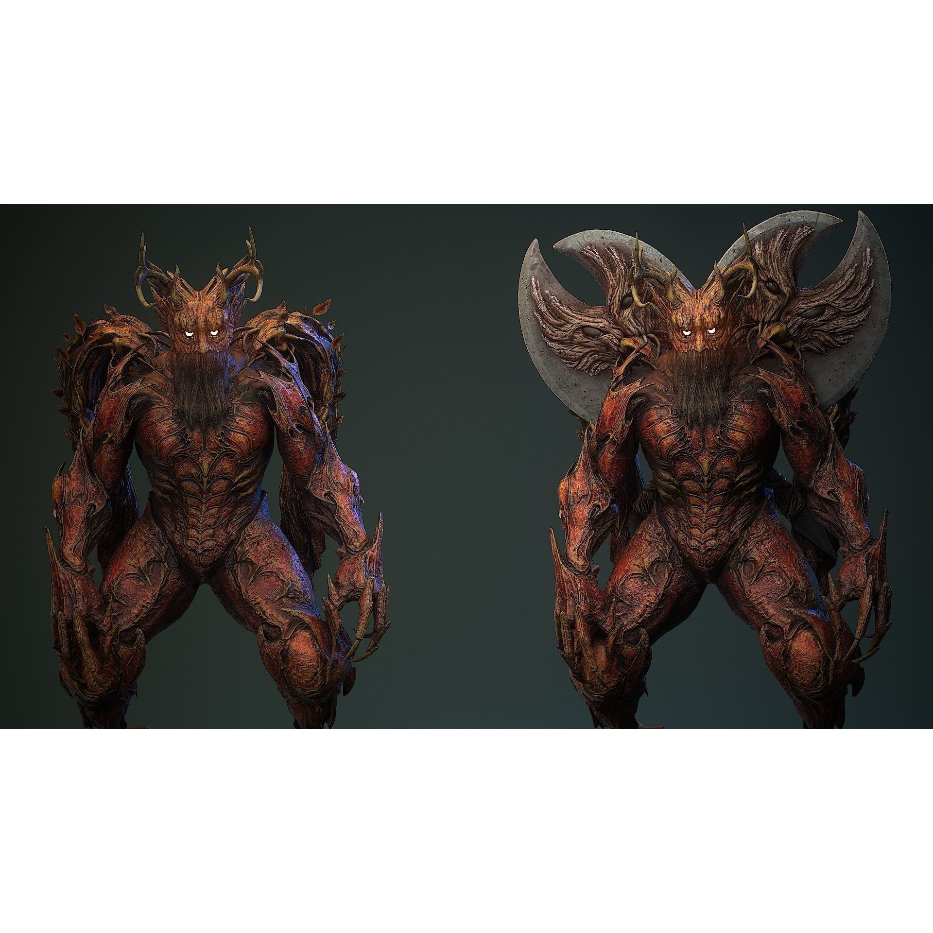 Forest Creature - Low-Poly Game-Ready 3D Model - View 22