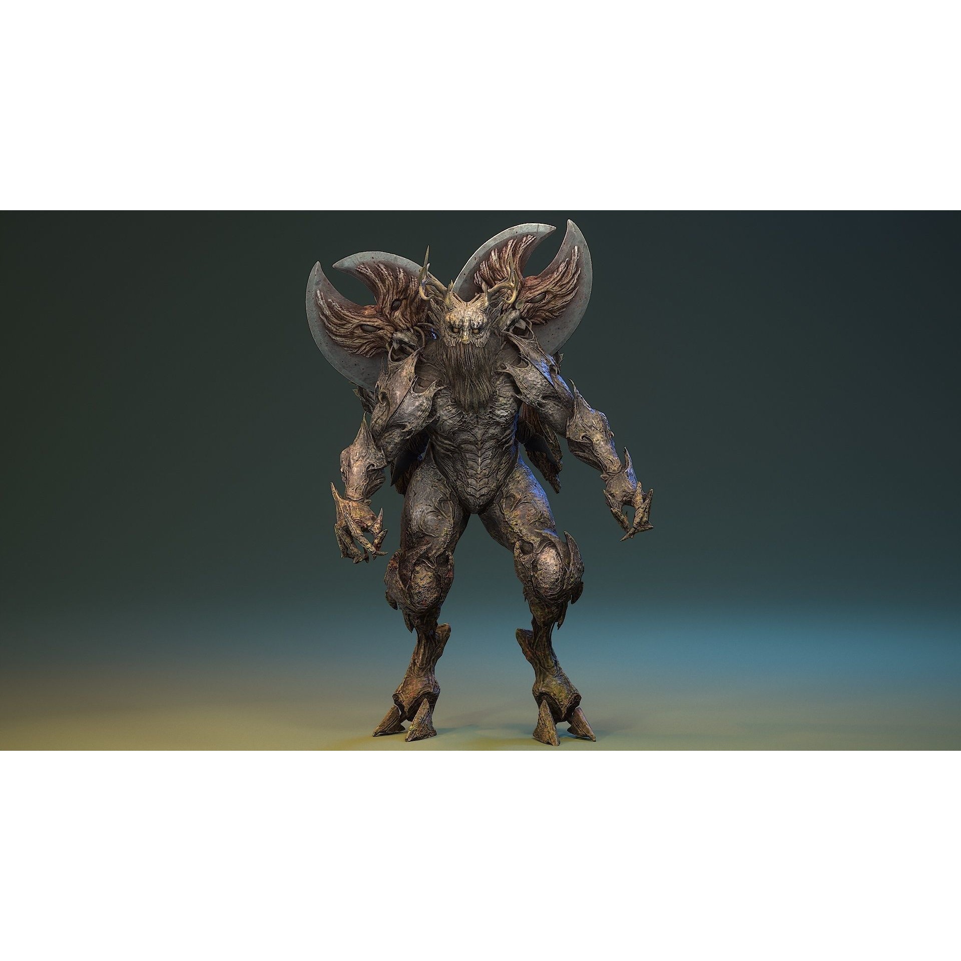 Forest Creature - Low-Poly Game-Ready 3D Model - View 4