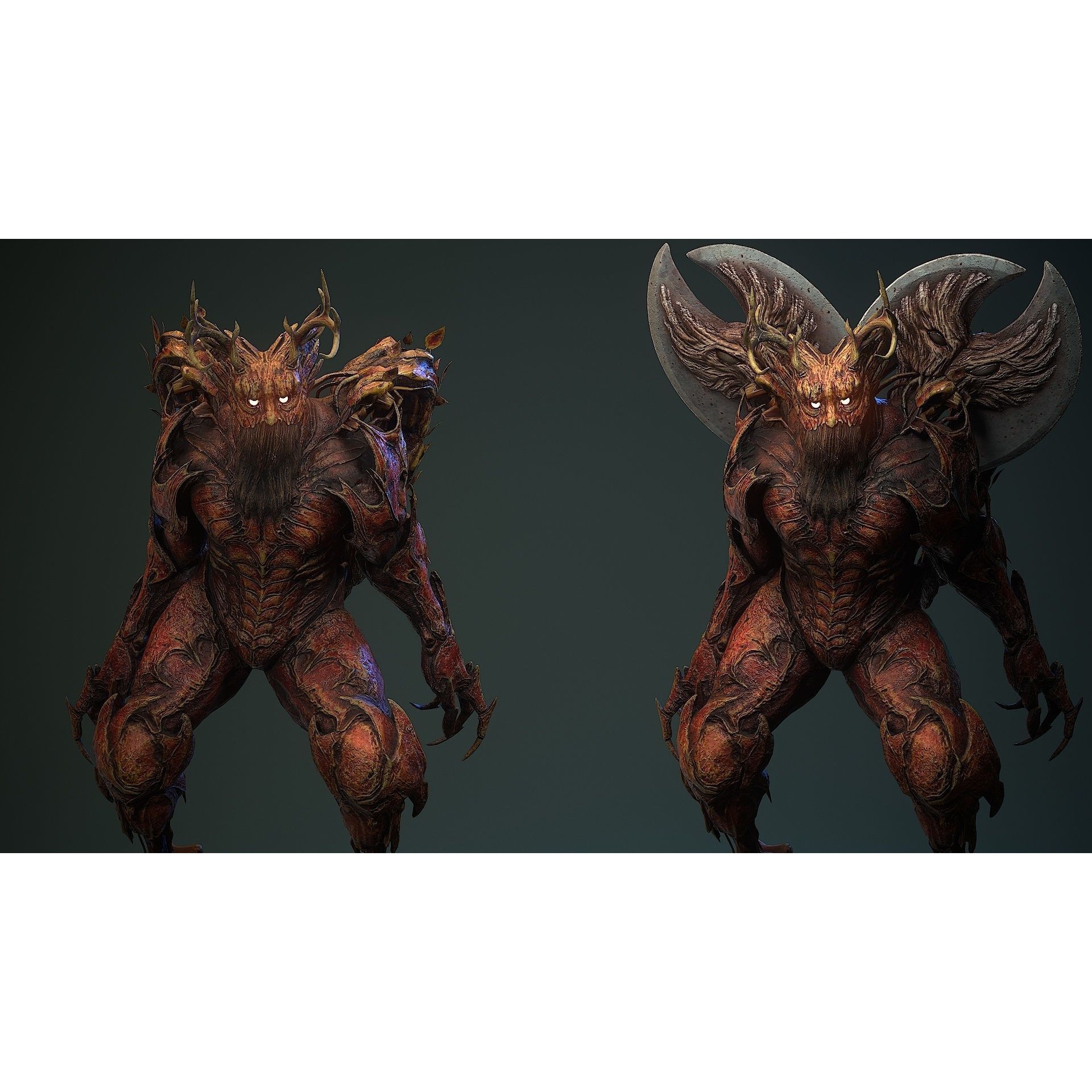 Forest Creature - Low-Poly Game-Ready 3D Model - View 5