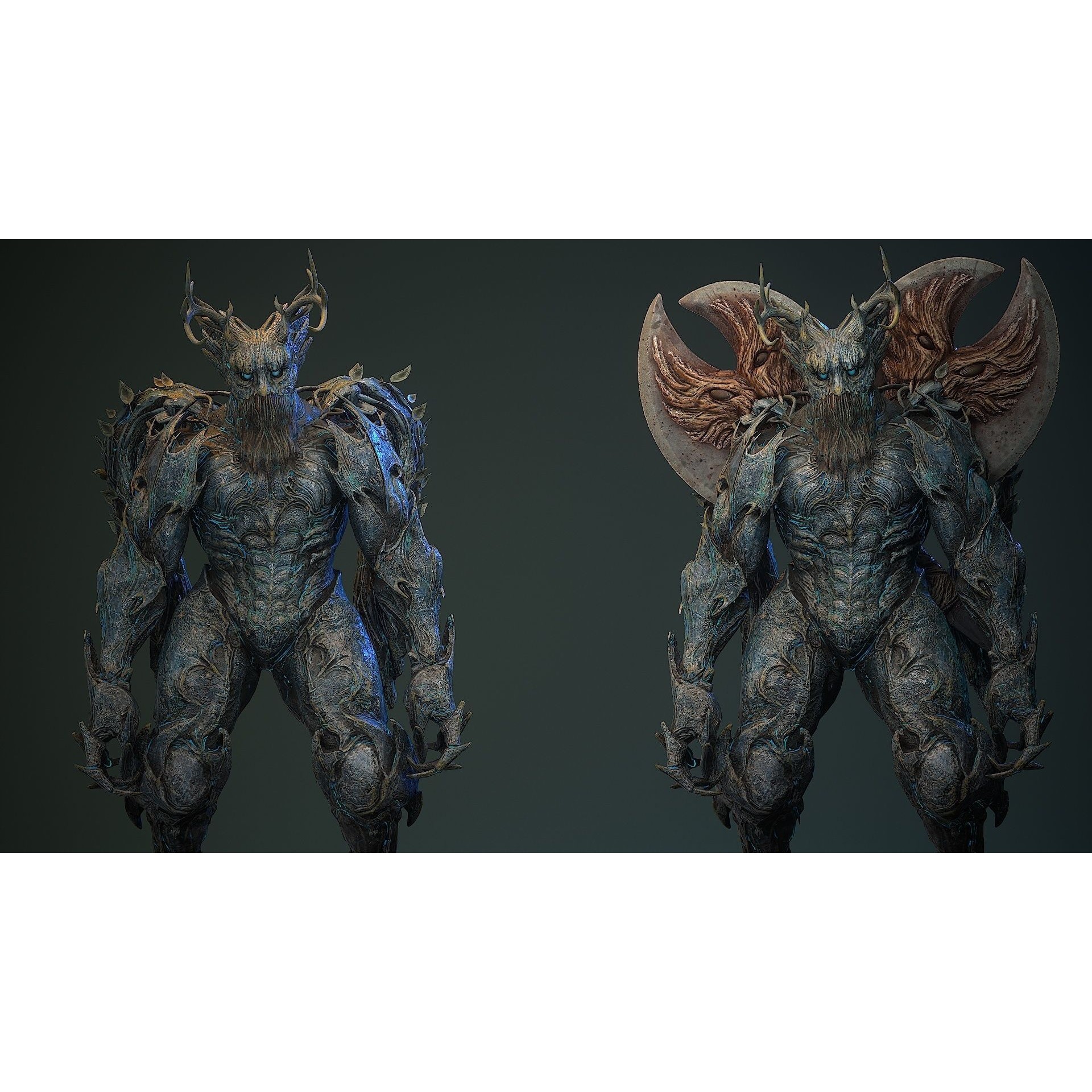 Forest Creature - Low-Poly Game-Ready 3D Model - View 6