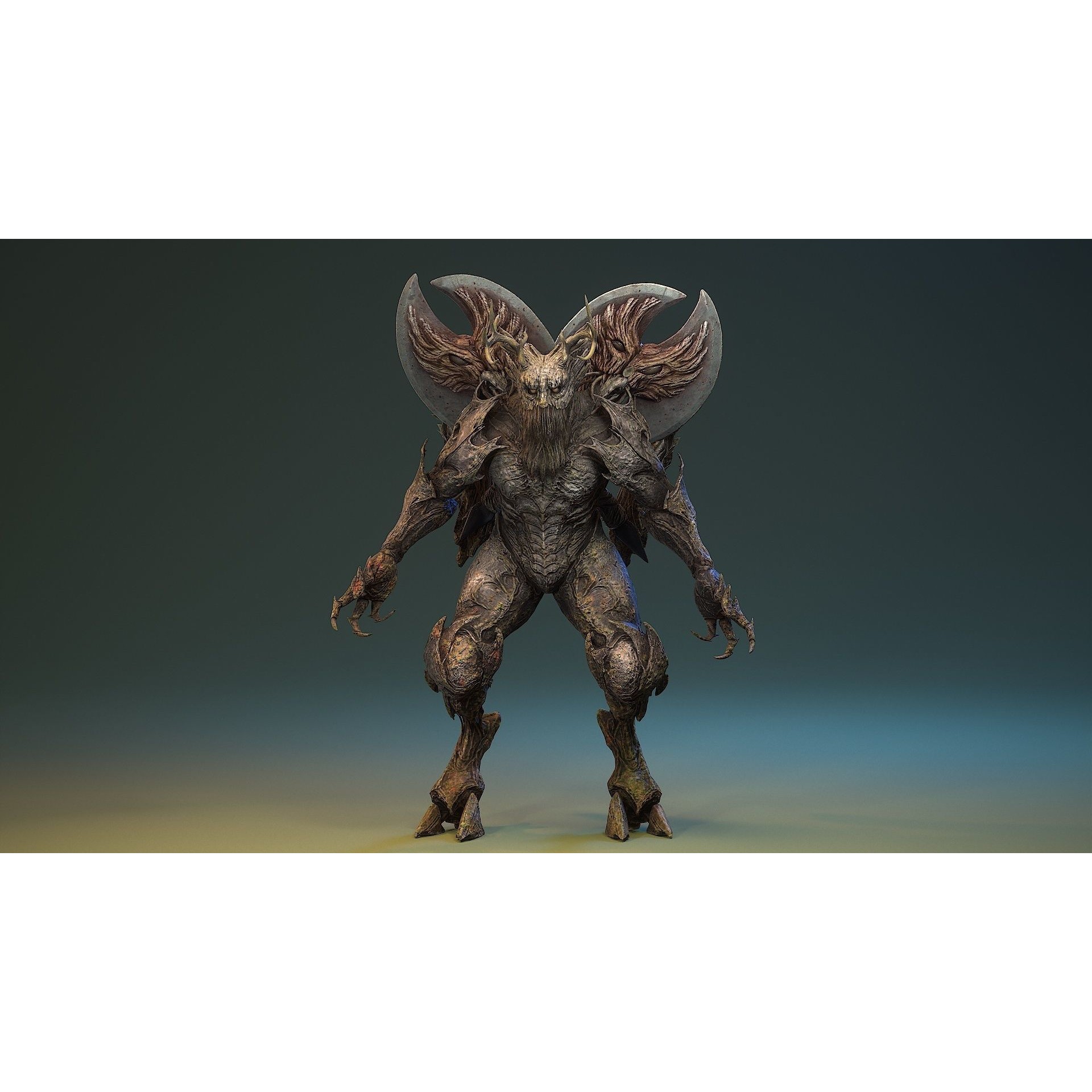 Forest Creature - Low-Poly Game-Ready 3D Model - View 9