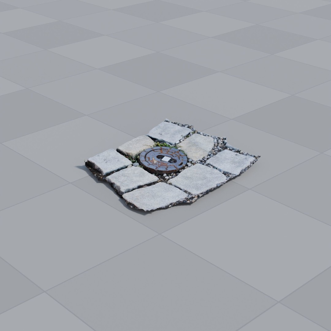 Gas 3D Model – Photoscan Urban Terrain Asset, PBR Textures - View 18