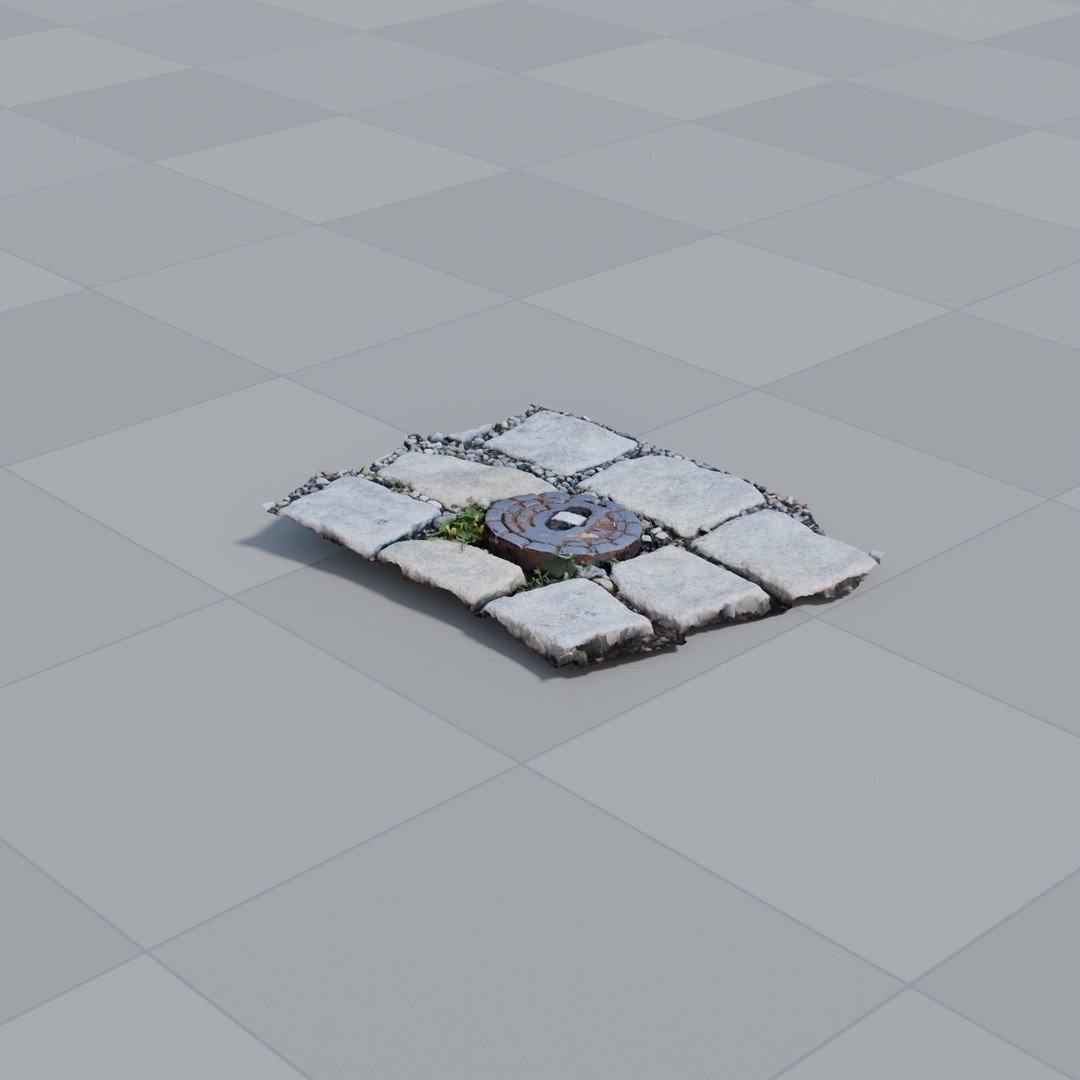 Gas 3D Model – Photoscan Urban Terrain Asset, PBR Textures - View 19