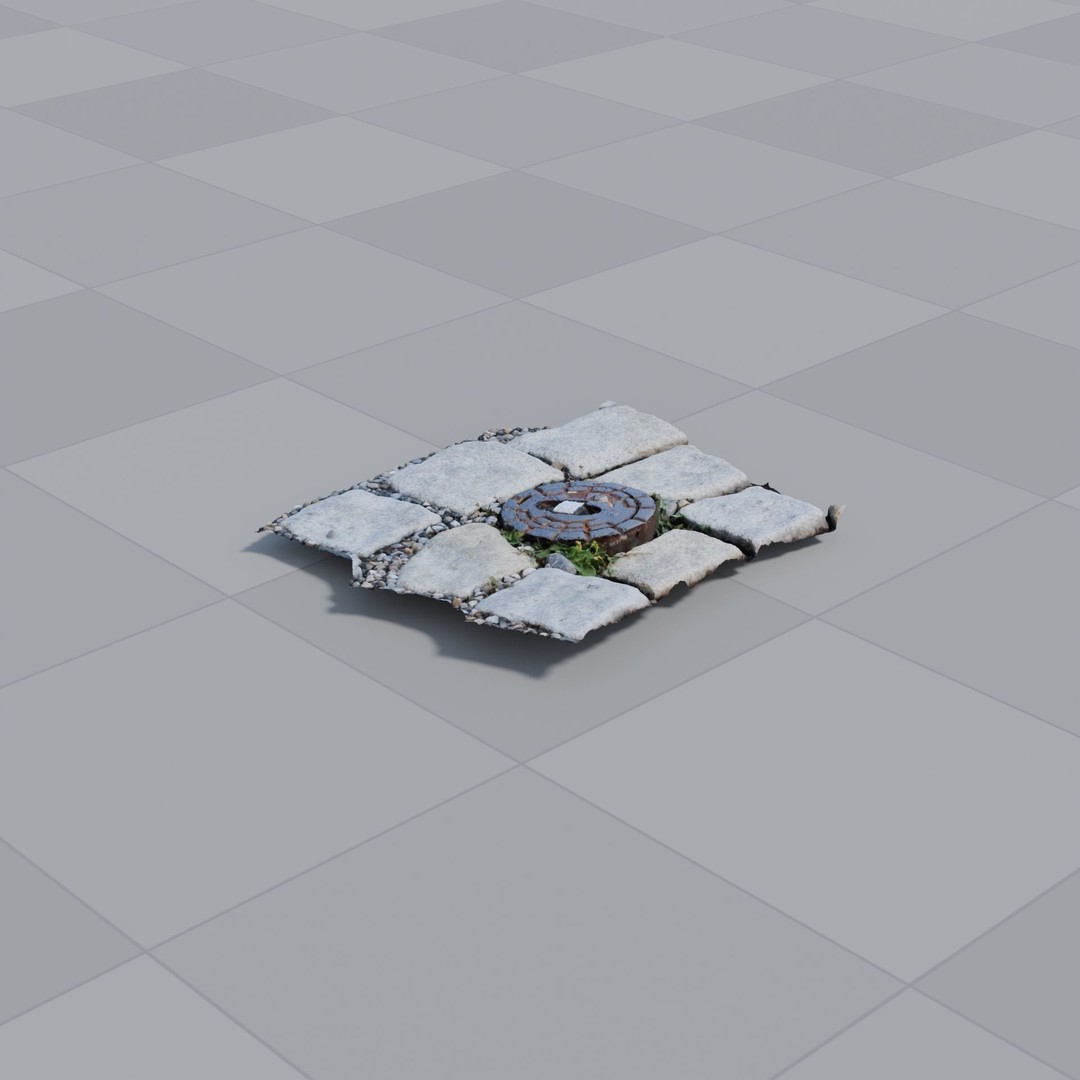 Gas 3D Model – Photoscan Urban Terrain Asset, PBR Textures - View 20