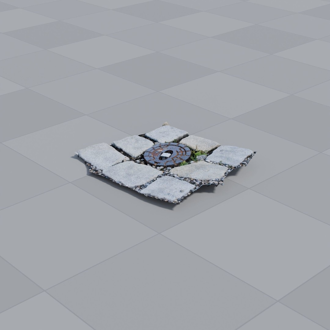 Gas 3D Model – Photoscan Urban Terrain Asset, PBR Textures - View 21