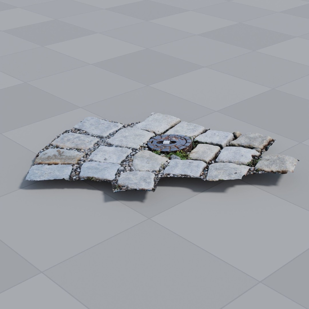 Gas 3D Model – Photoscan Urban Terrain Asset, PBR Textures - View 5