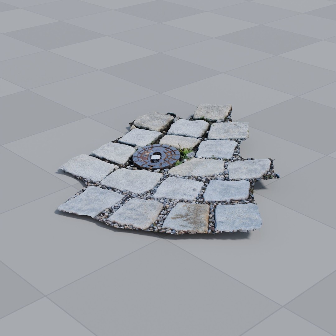 Gas 3D Model – Photoscan Urban Terrain Asset, PBR Textures - View 6