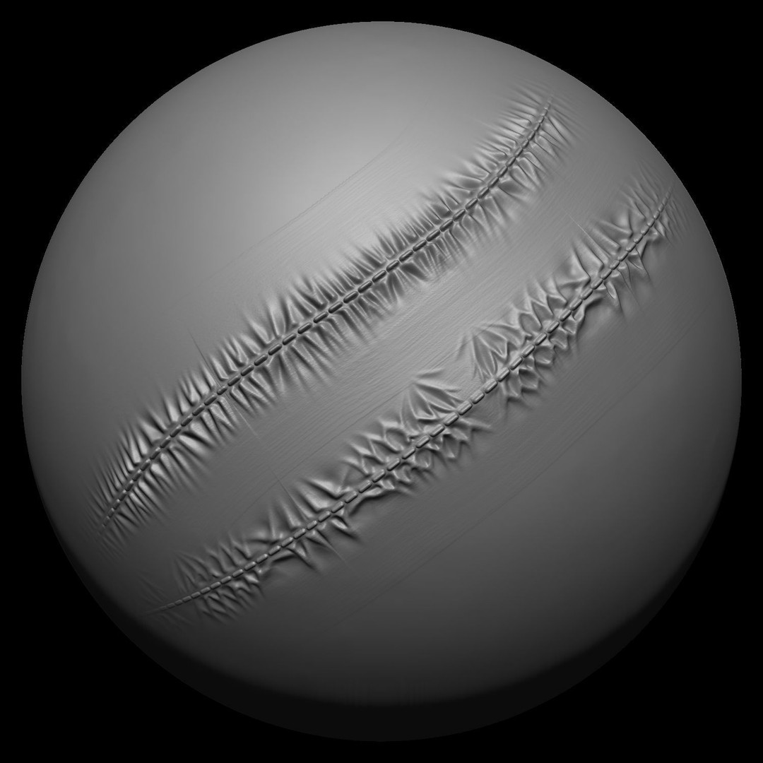 Puckering Fabric and Seam Brushes 3D Model – ZBrush Cloth Tools - View 21