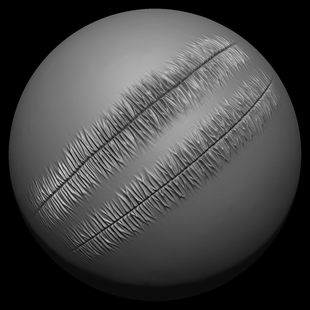 Puckering Fabric and Seam Brushes 3D Model – ZBrush Cloth Tools - View 23