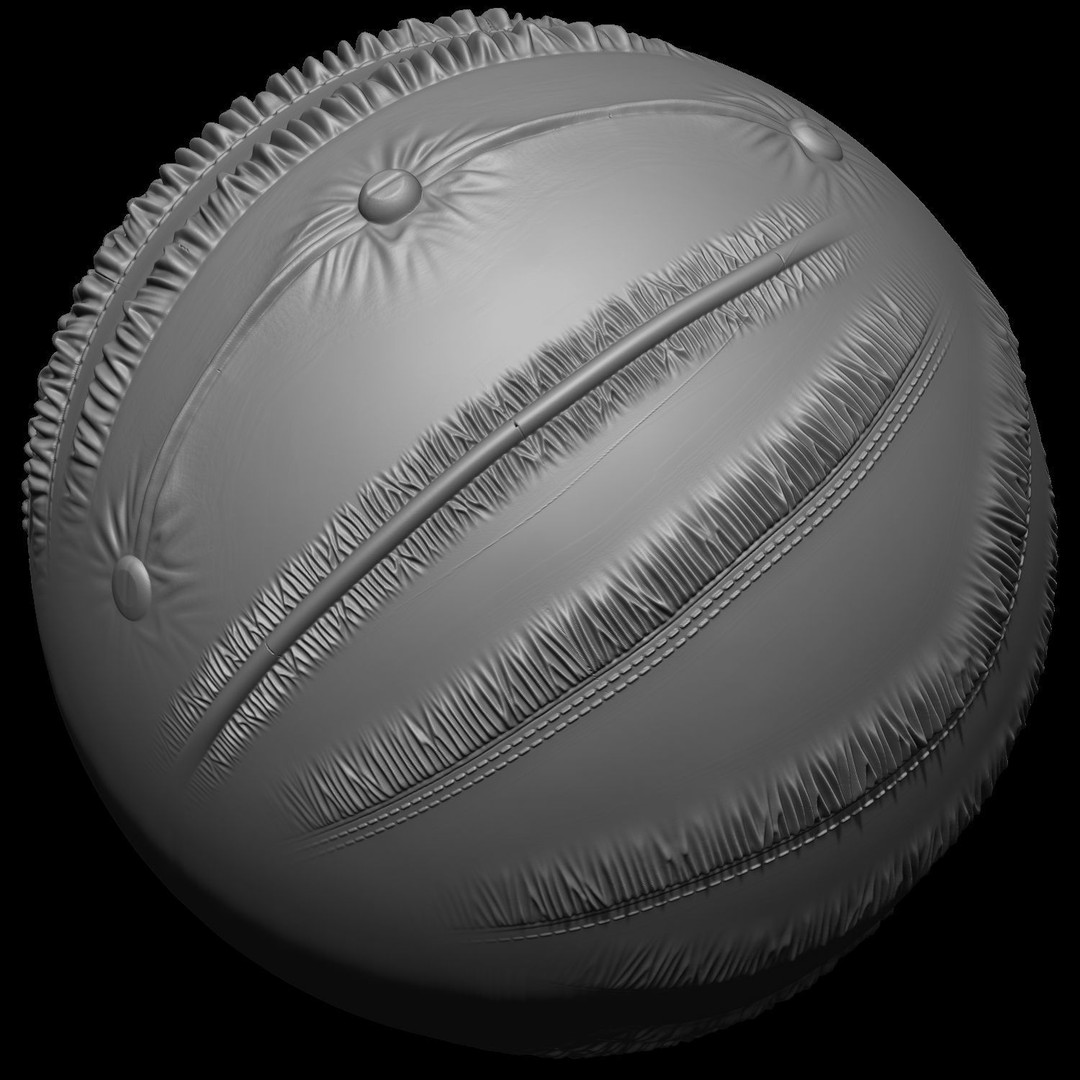 Puckering Fabric and Seam Brushes 3D Model – ZBrush Cloth Tools - View 24