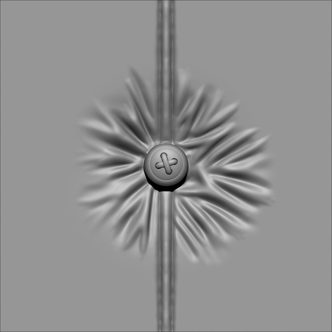 Puckering Fabric and Seam Brushes 3D Model – ZBrush Cloth Tools - View 29