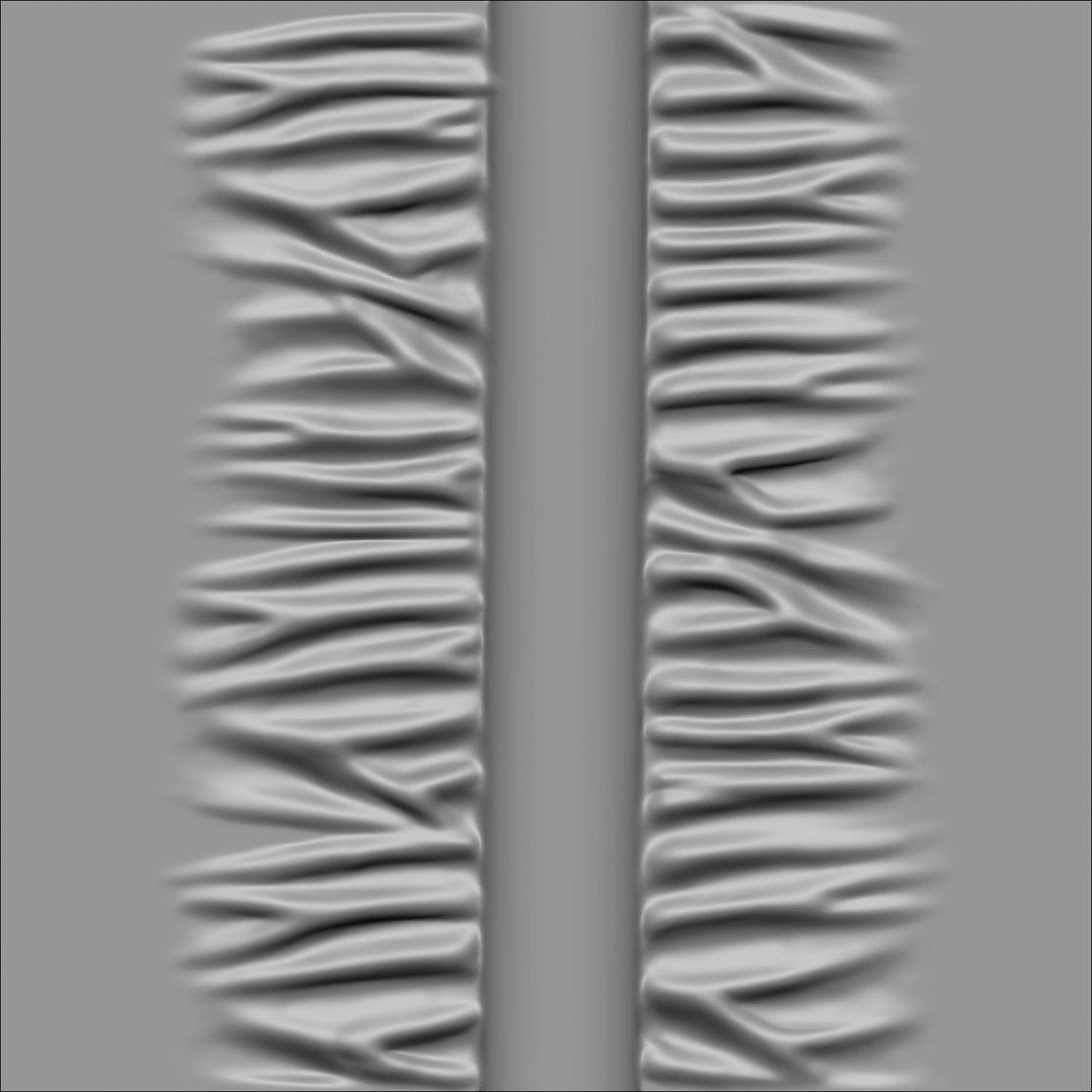 Puckering Fabric and Seam Brushes 3D Model – ZBrush Cloth Tools - View 32