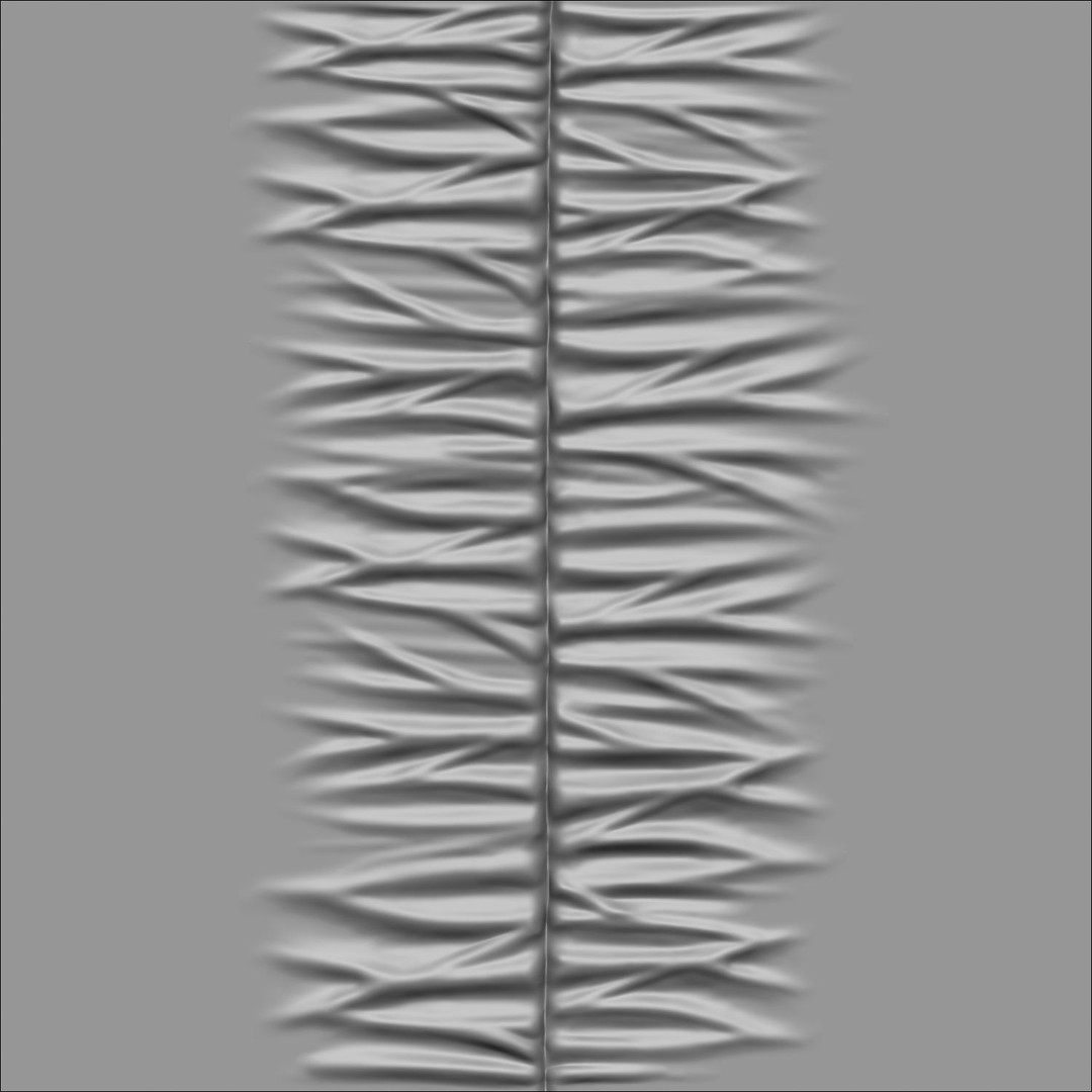 Puckering Fabric and Seam Brushes 3D Model – ZBrush Cloth Tools - View 38
