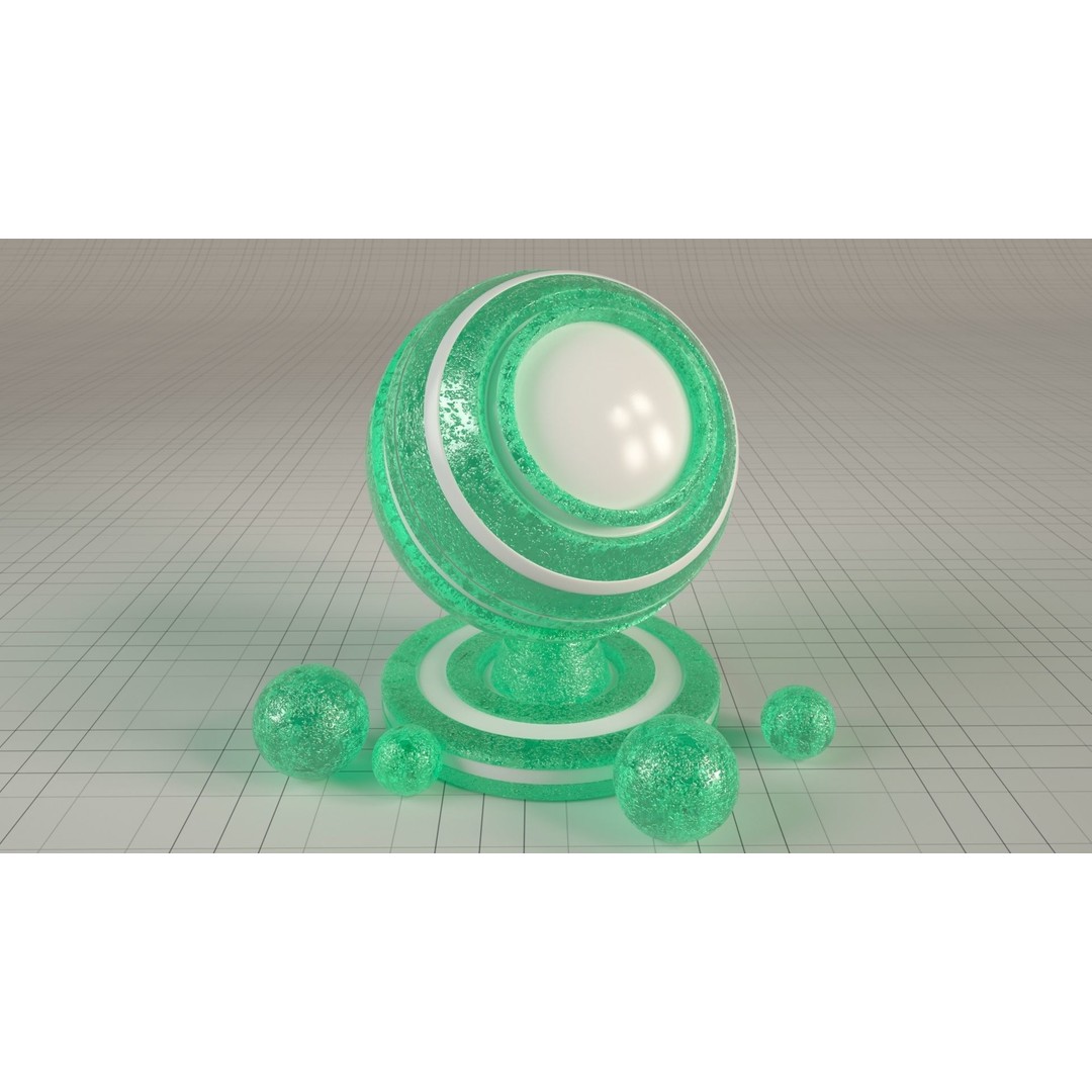 40 Glass Materials 3D Model – Tileable Shaders for Octane Render - View 12