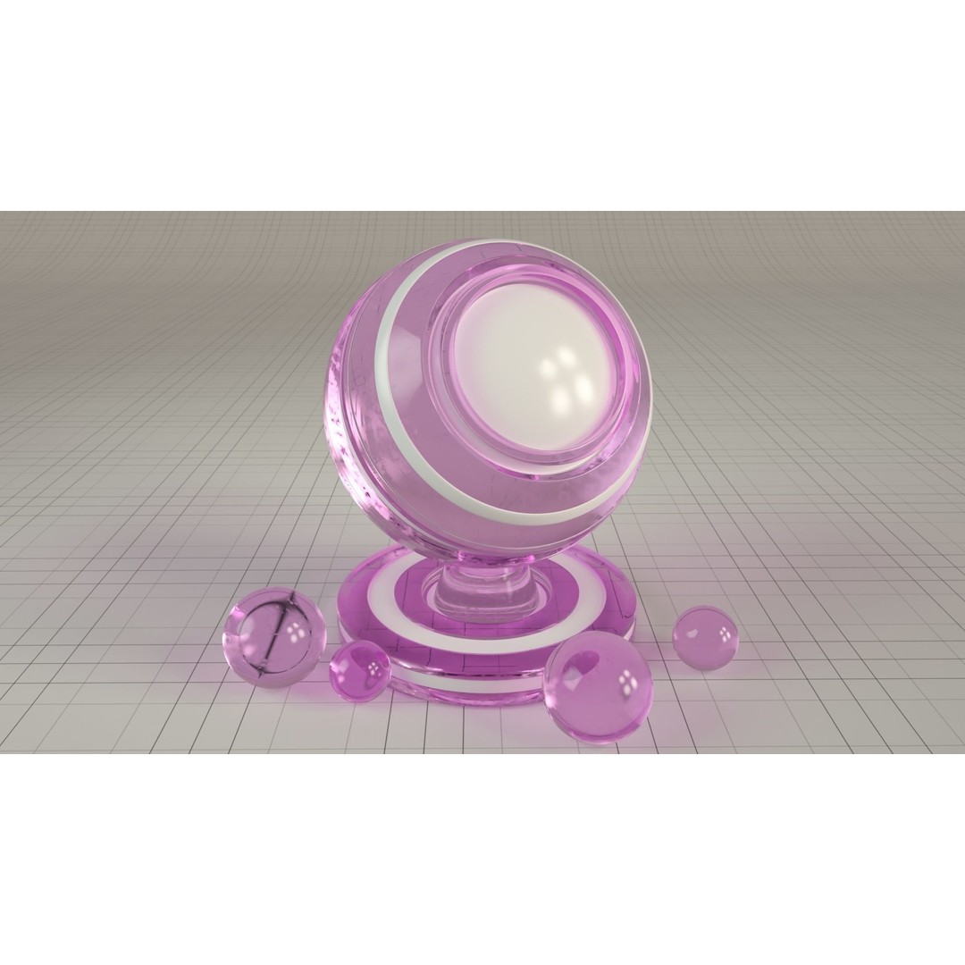 40 Glass Materials 3D Model – Tileable Shaders for Octane Render - View 13